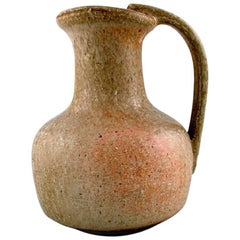 Edith Sonne Bruun for Saxbo, Ceramic Jug, Beautiful Glaze