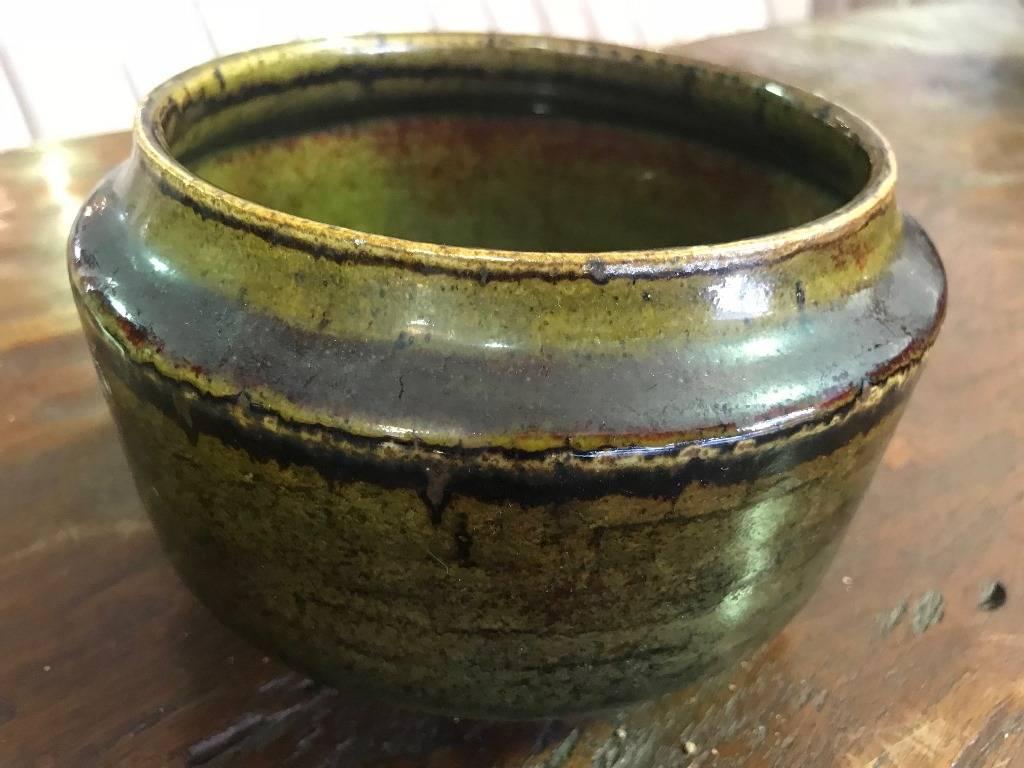 This is a darkly and richly colored, beautifully glazed piece by renowned Danish ceramist Edith Sonne Bruun done in the 1970s. Wonderful and hard to find addition to any collection. 

Signed with incised 