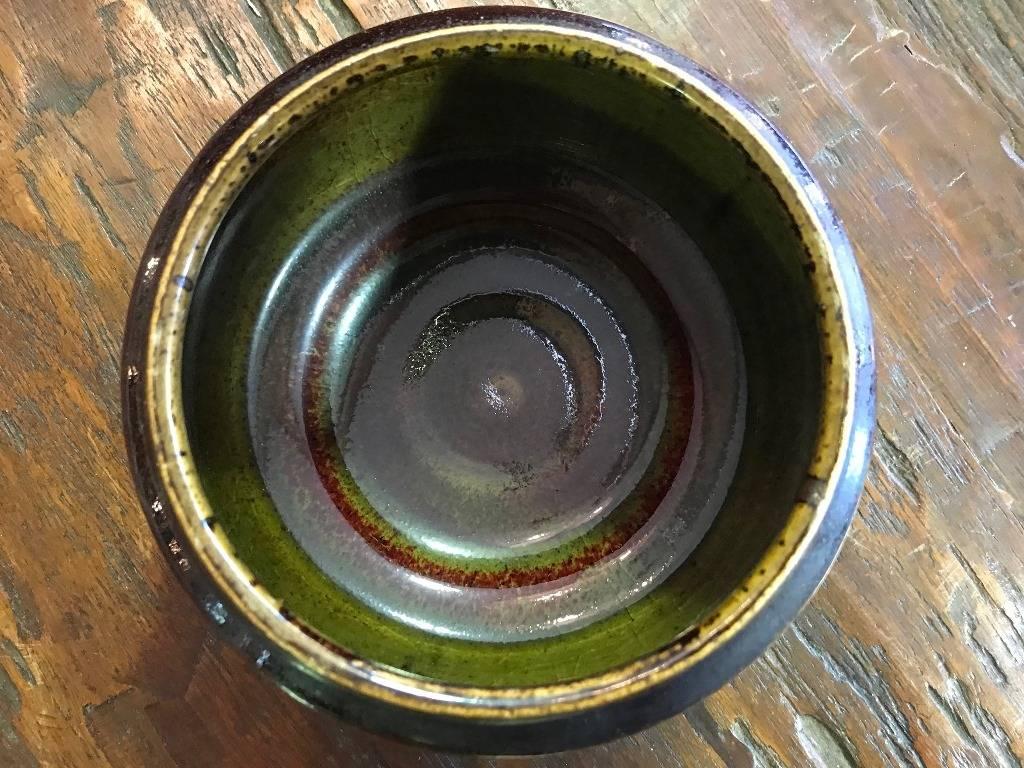 Edith Sonne Bruun Midcentury Ceramic Vessel/ Bowl for Bing & Grøndahl, Denmark In Good Condition In Studio City, CA