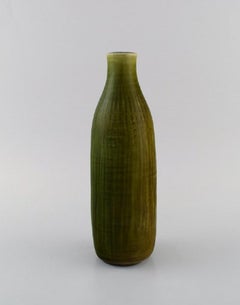 Edith Sonne for Saxbo, Bottle-Shaped Vase in Glazed Ceramics