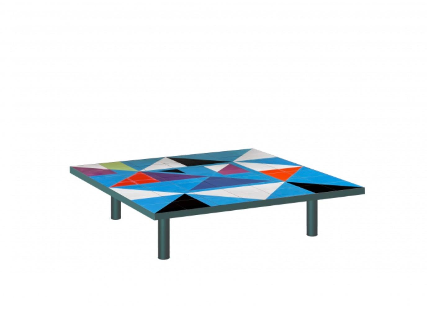 Hand-Crafted Edition Claudia Wieser 'TRIANGLES' Coffee Table for e15 Selected and von Bartha For Sale