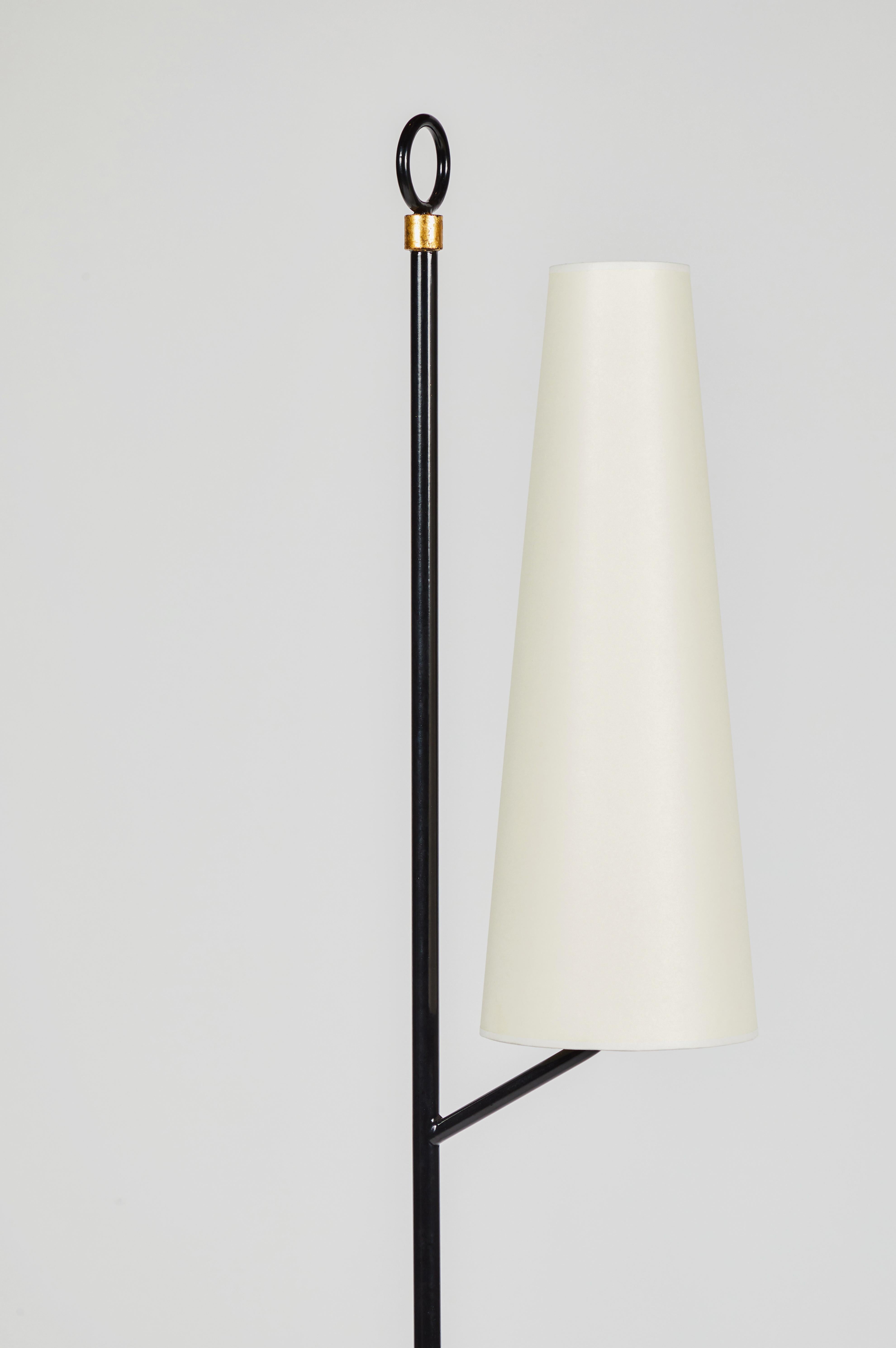 Contemporary Sculptural Custom Tripod Floor Lamp