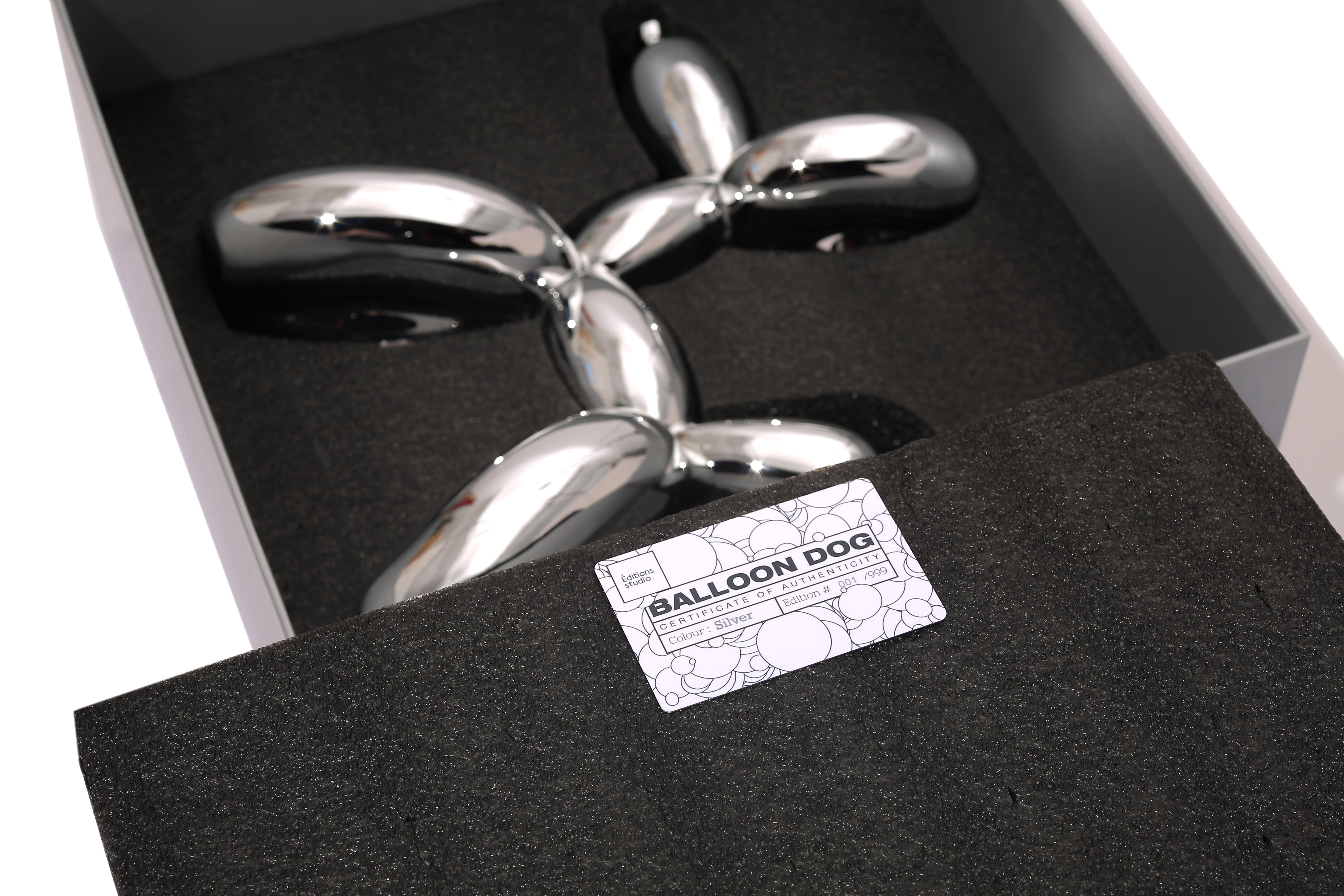 Balloon Dog (Metal Silver)  For Sale 2