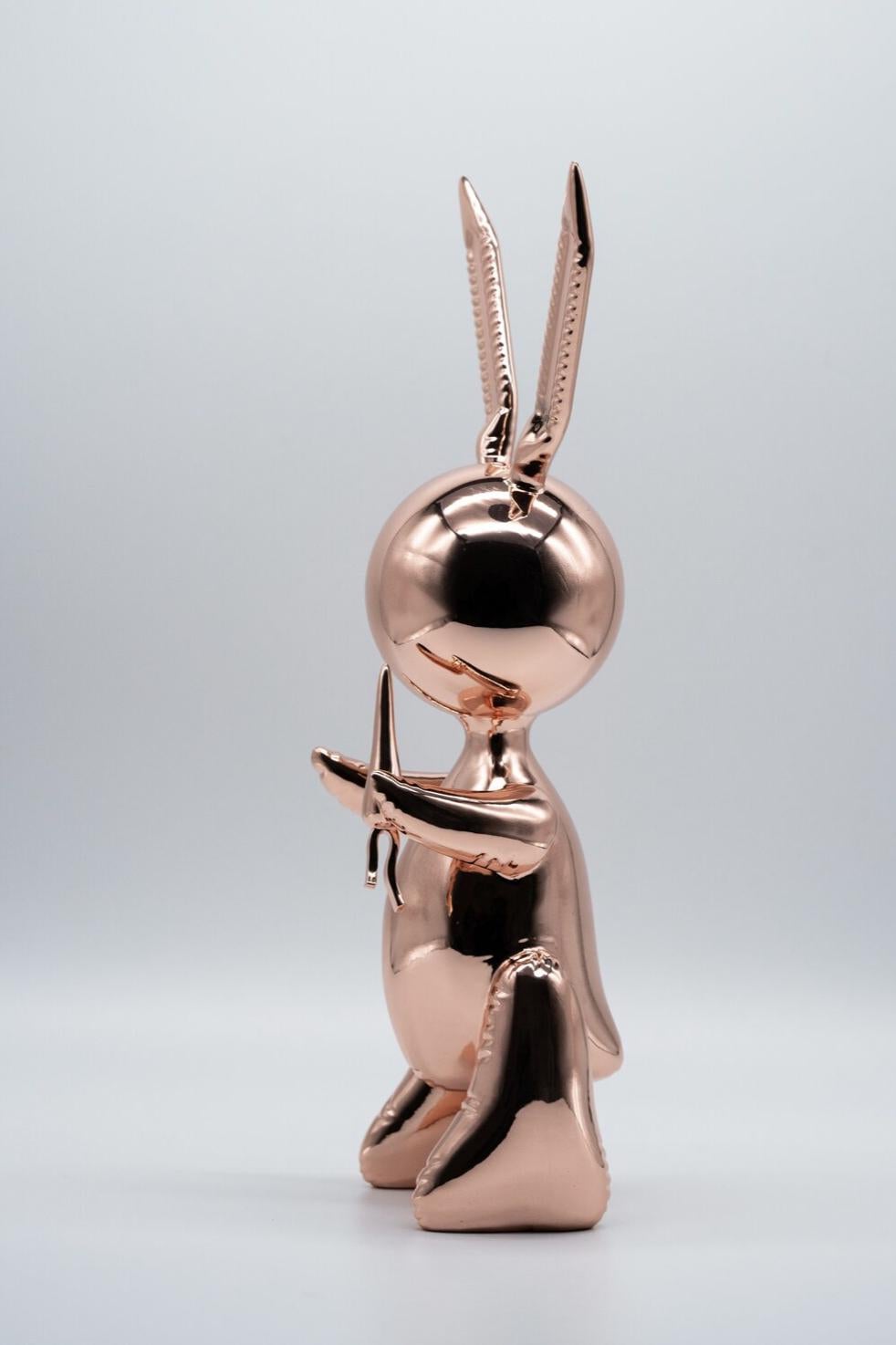 Coniglio a palloncino (oro rosa) XL in vendita 2
