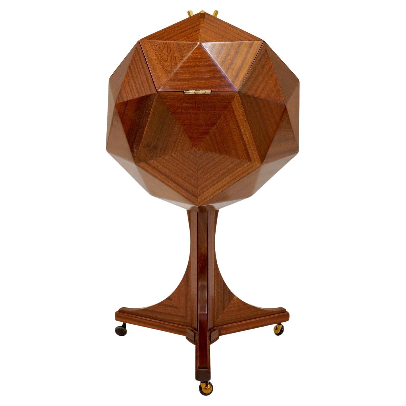Edition Vuillermoz diamant bar cabinet - Polyhedron For Sale