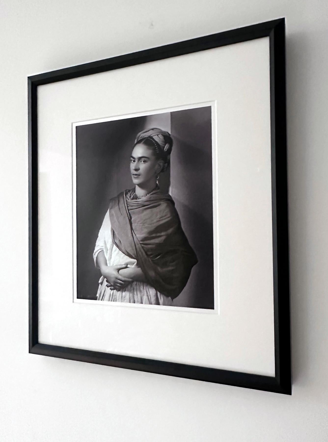 Modern Editioned Frida Kahlo the Breton Portrait Nickolas Muray For Sale