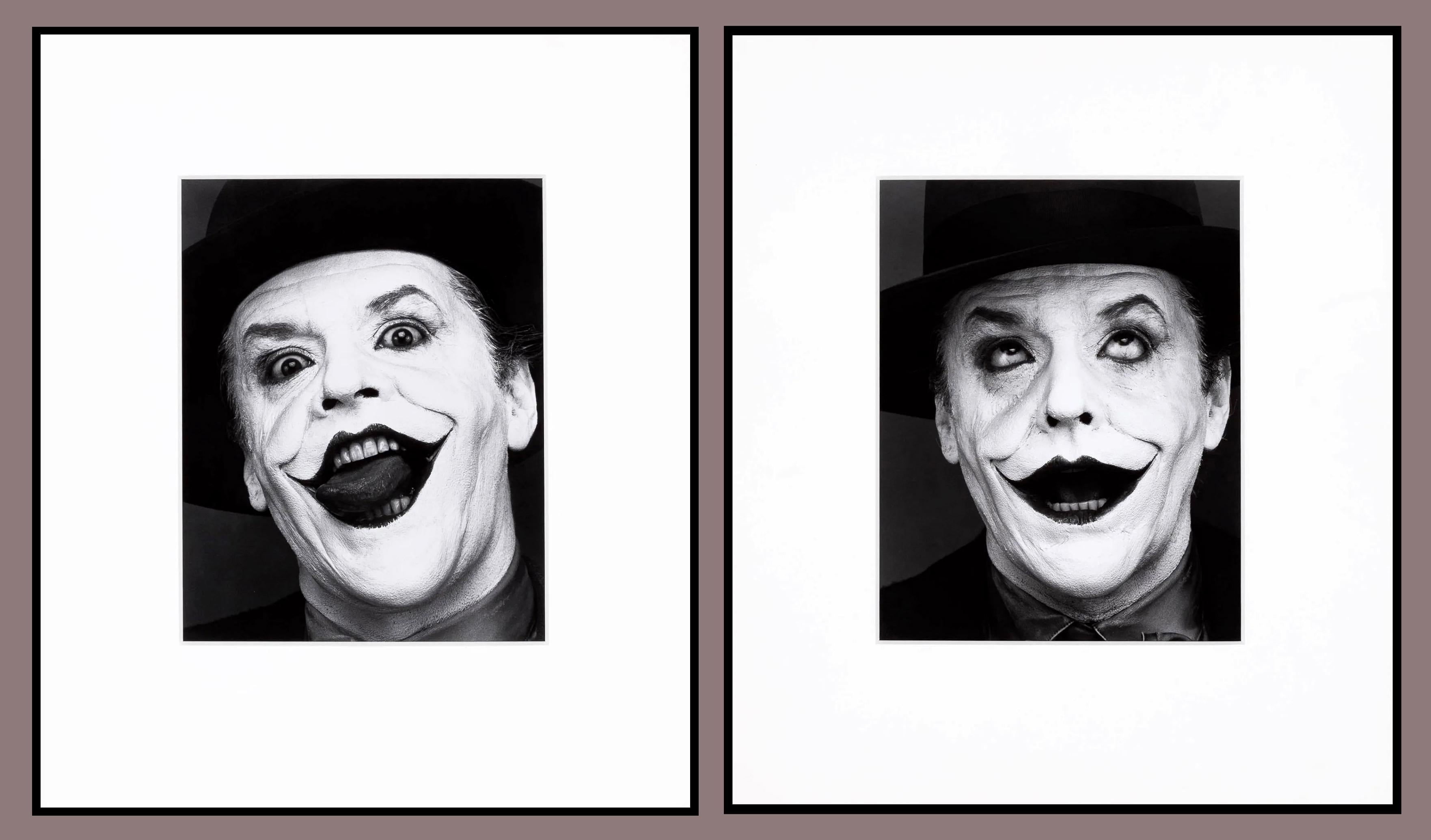 Glass Editioned Photograph Jack Nicholson III, London by Herb Ritts