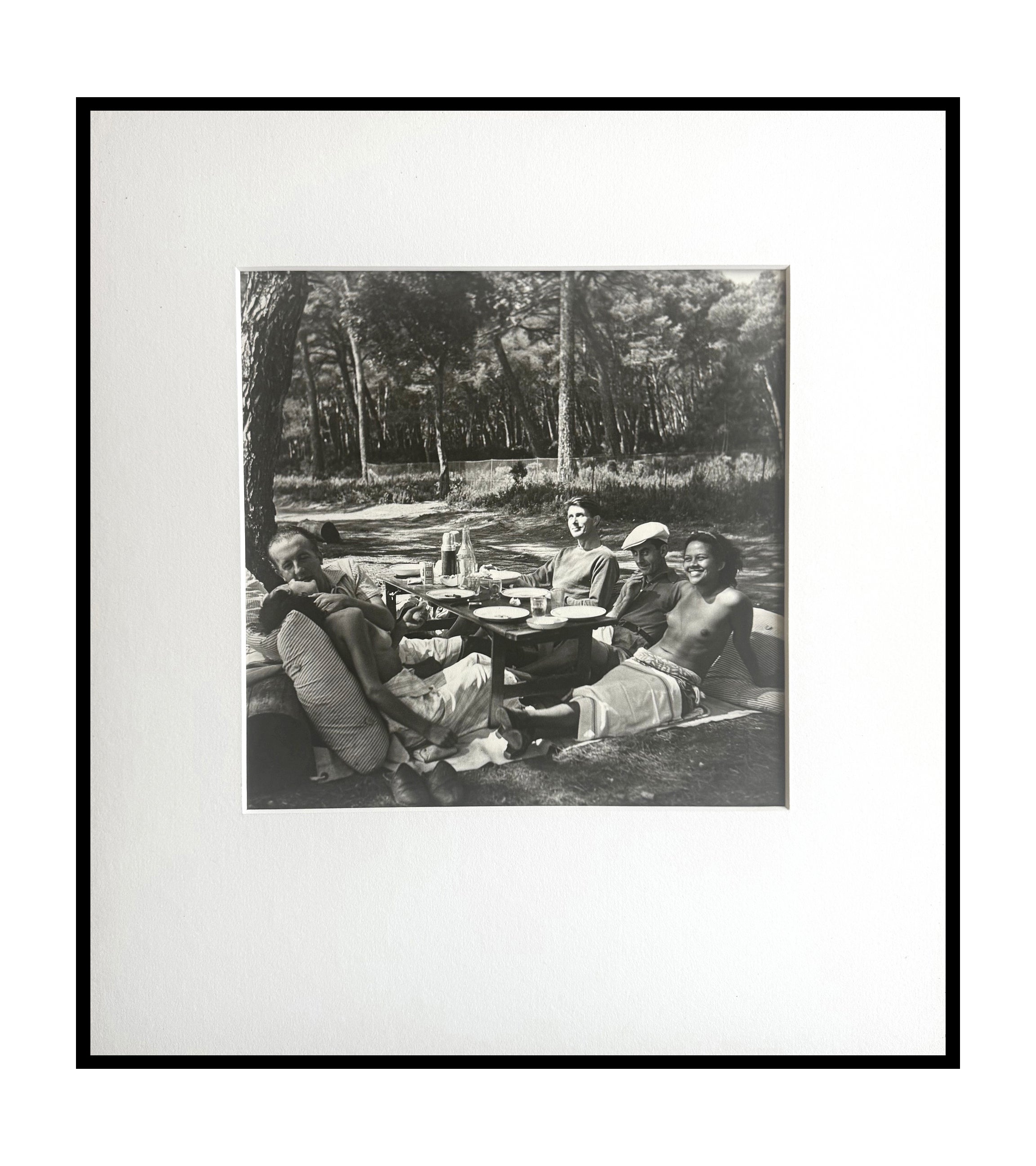 Fotografia in edizione limitata “Picnic a Mougins” di Lee Miller