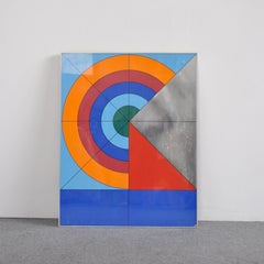 Écran d'impression couleur Edival Ramosa des années 70