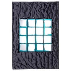 Edizioni del Pesce Meritalia Mirror 1 Wandspiegel von Gaetano Pesce, Schwarz-Blau