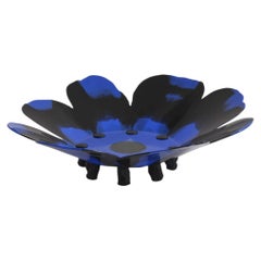 Edizioni del Pesce Meritalia Papavero Vase Sculpture by Gaetano Pesce Black/Blue