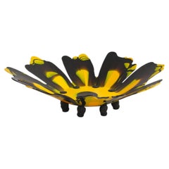 Edizioni del Pesce Meritalia Papavero - Vaso scultoreo di Gaetano Pesce, giallo