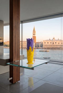 Edizioni del Pesce Meritalia Tall Vase by Gaetano Pesce Limited Edition - Yellow