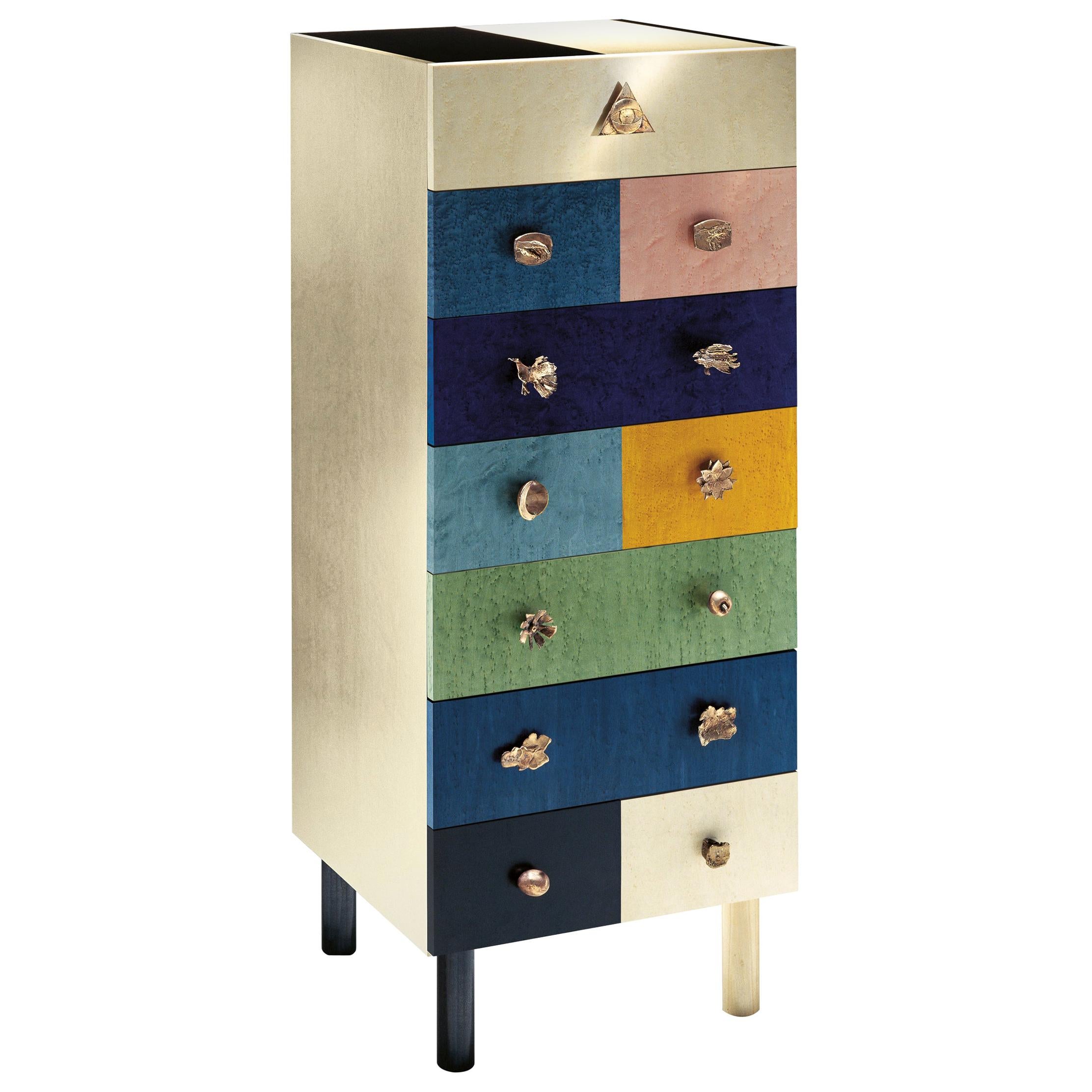 Edizioni Genesio Chest of Drawers by Alik Cavaliere For Sale