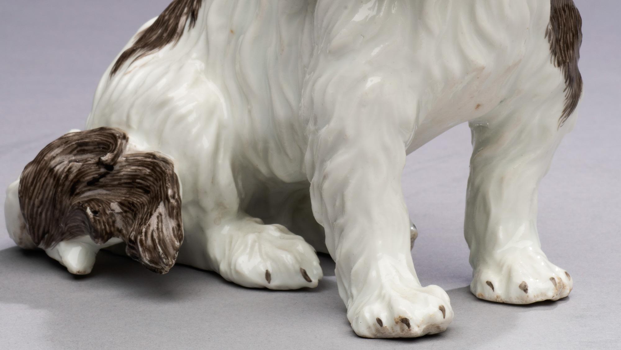 Antikes Porzellan Hundeportrait Cavalier King Charles-Edmé Samson um 1860 im Angebot 9