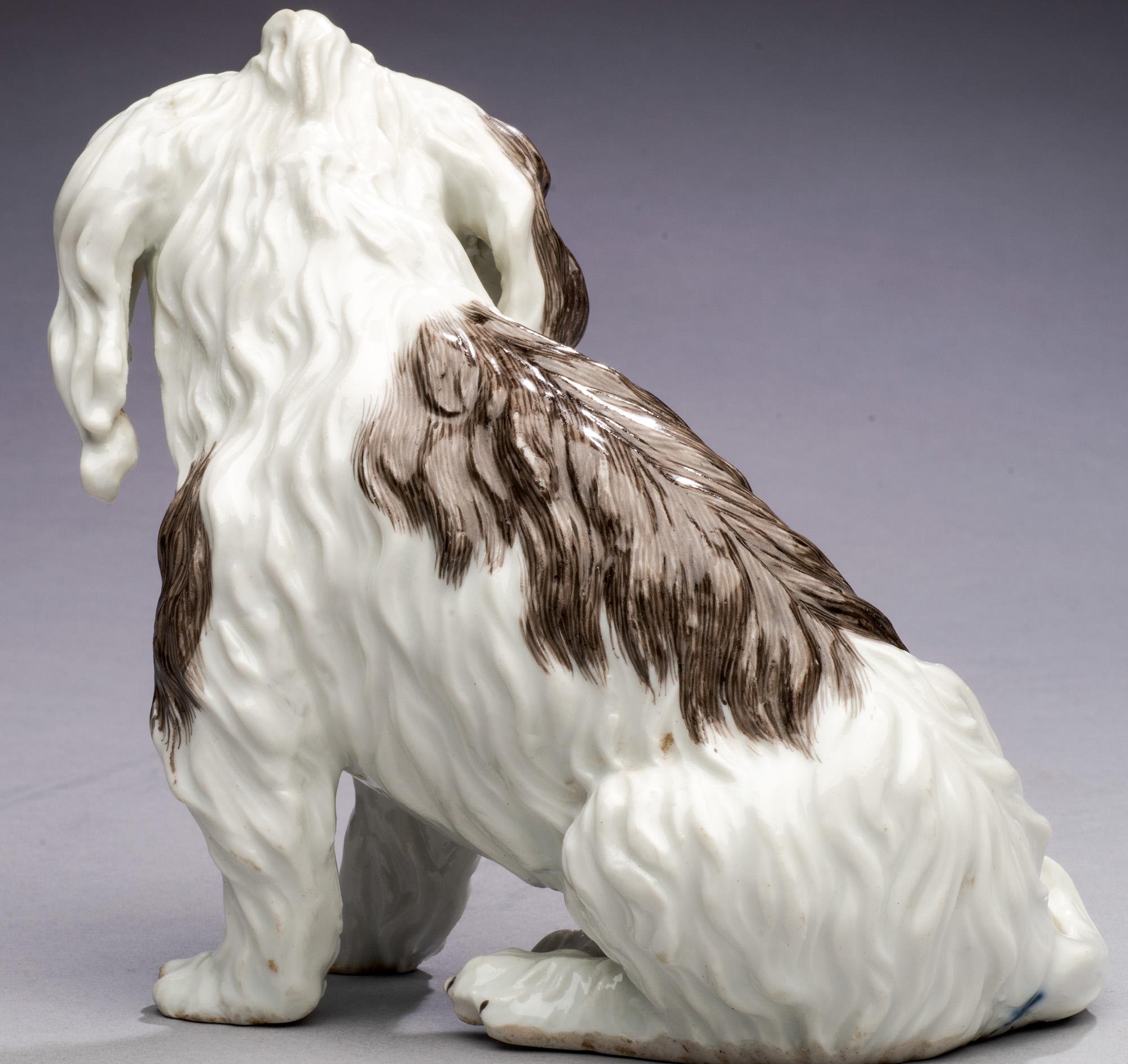 Antique Porcelain Dog Portrait Cavalier King Charles-Edmé Samson circa 1860 For Sale 10