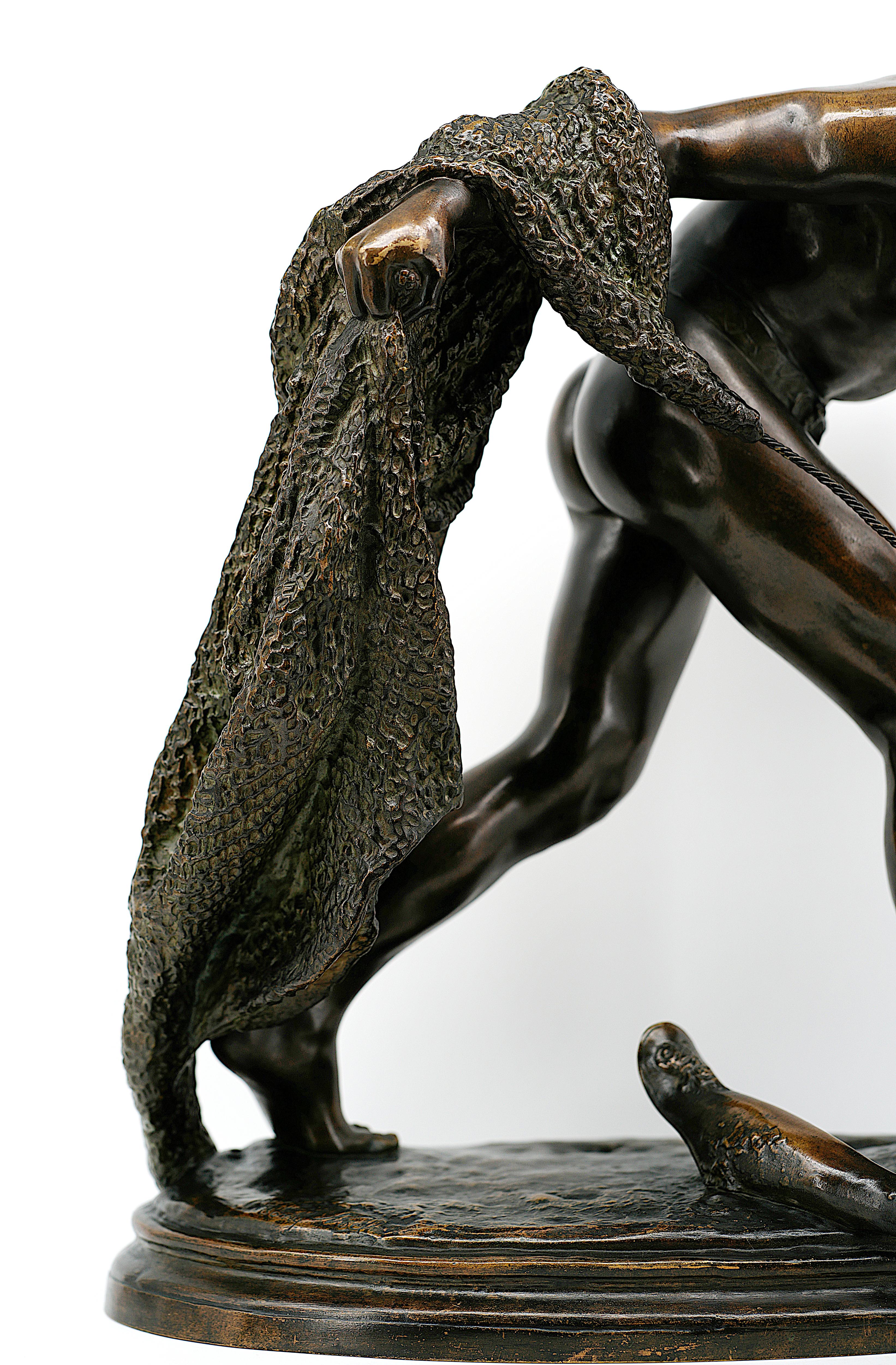 Edme Anthony NOEL Scultura in bronzo Art Deco francese, 1875 in vendita 3