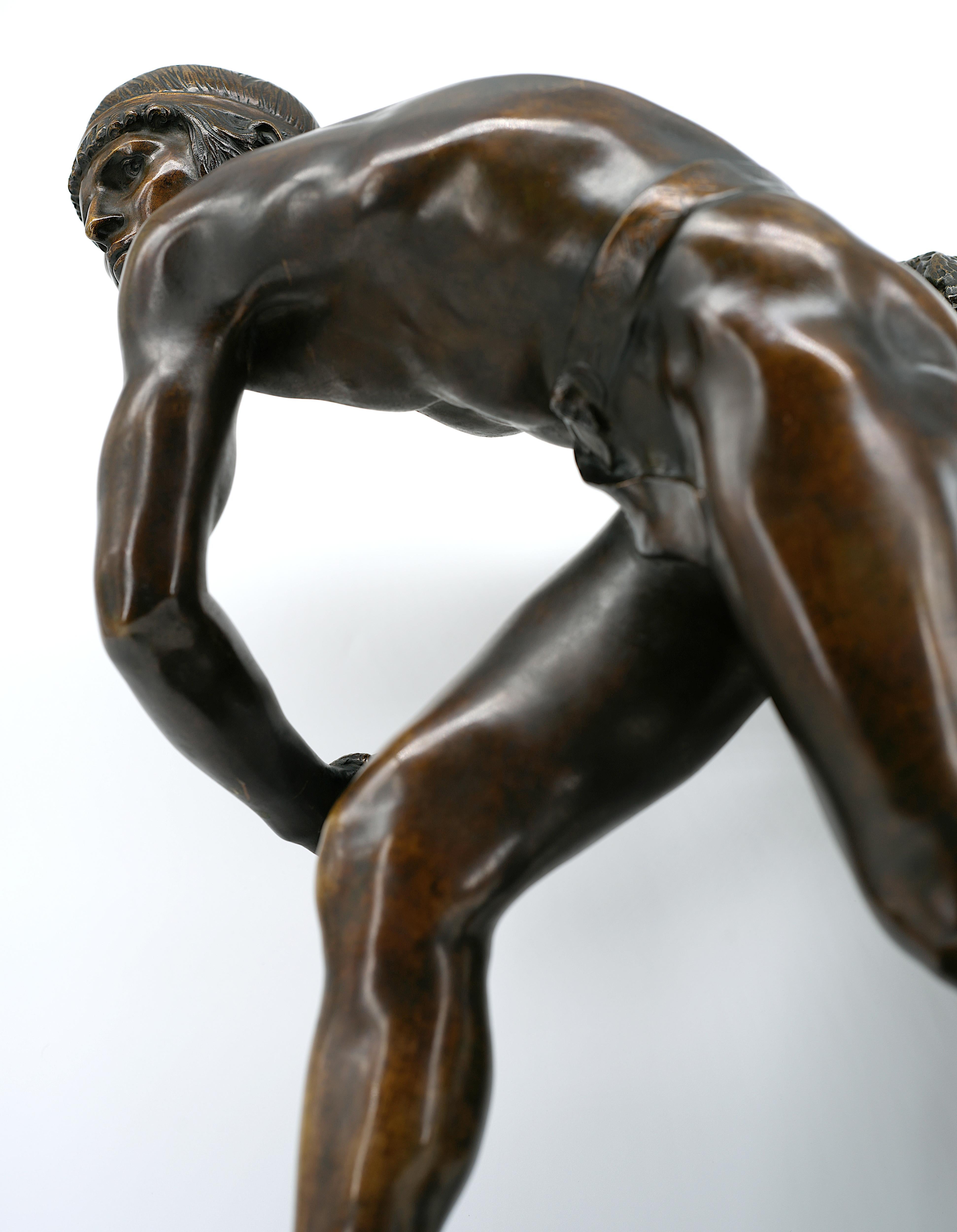 Edme Anthony NOEL Scultura in bronzo Art Deco francese, 1875 in vendita 7