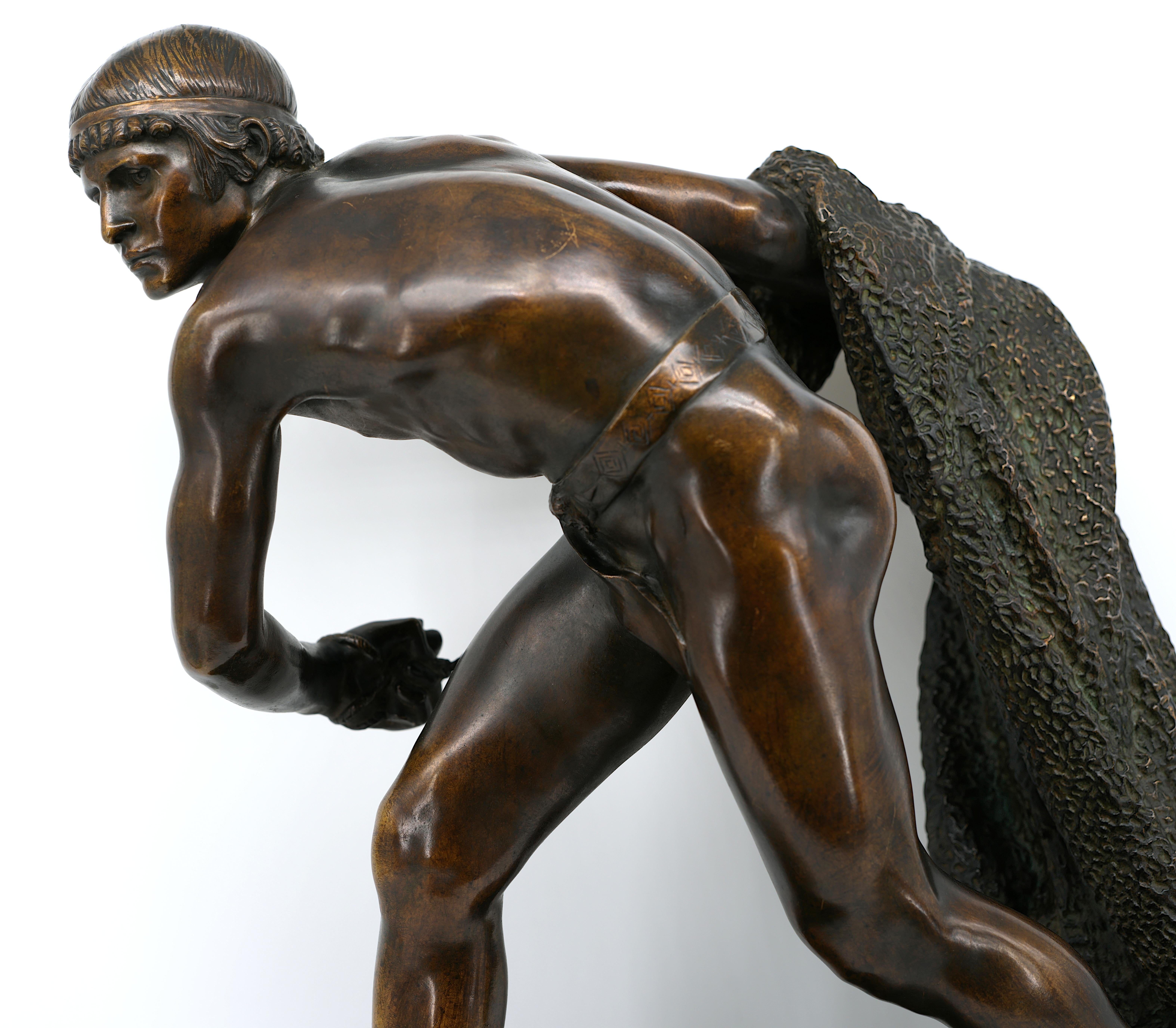 Edme Anthony NOEL Scultura in bronzo Art Deco francese, 1875 in vendita 9