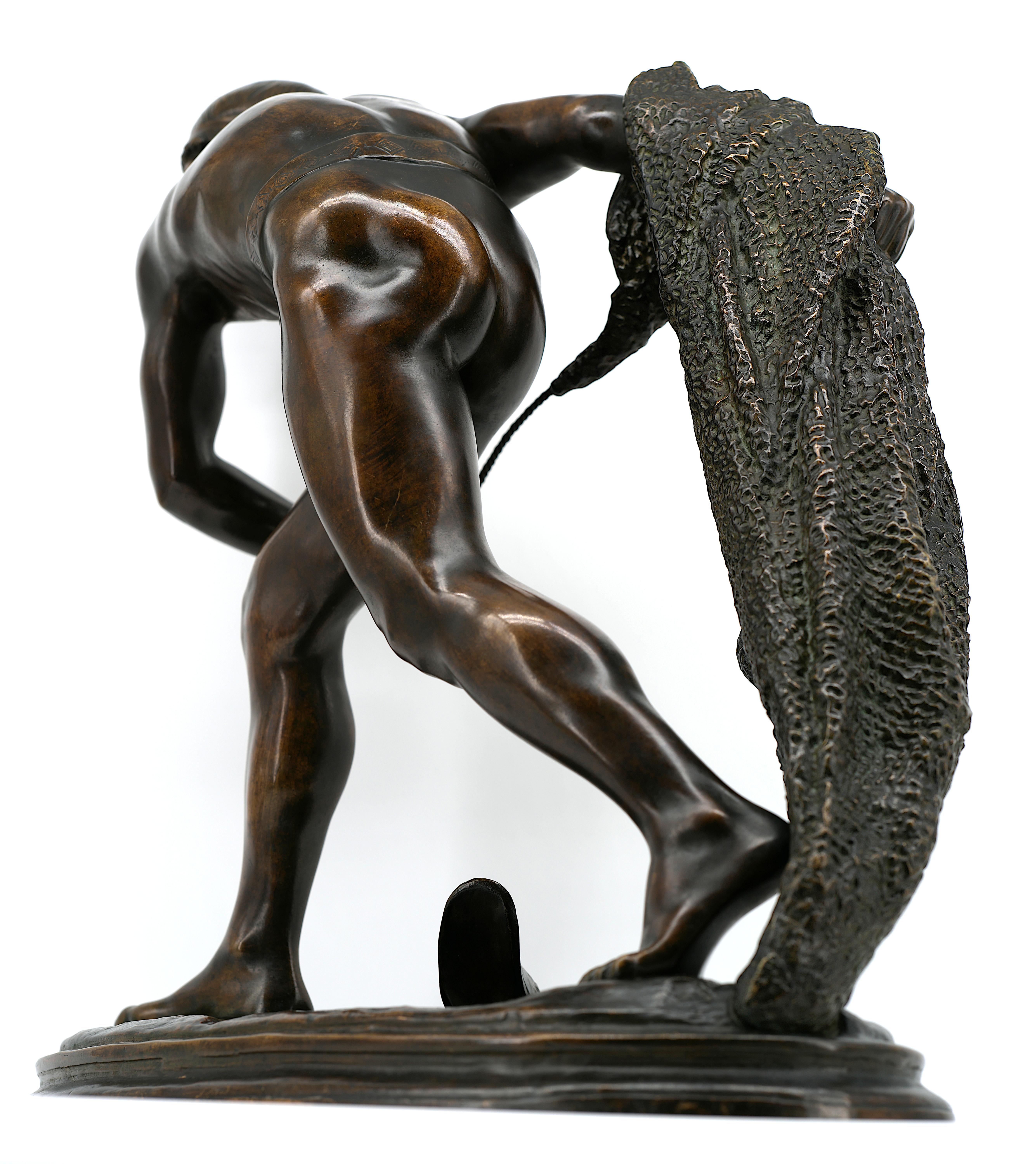 Edme Anthony NOEL Scultura in bronzo Art Deco francese, 1875 in vendita 11