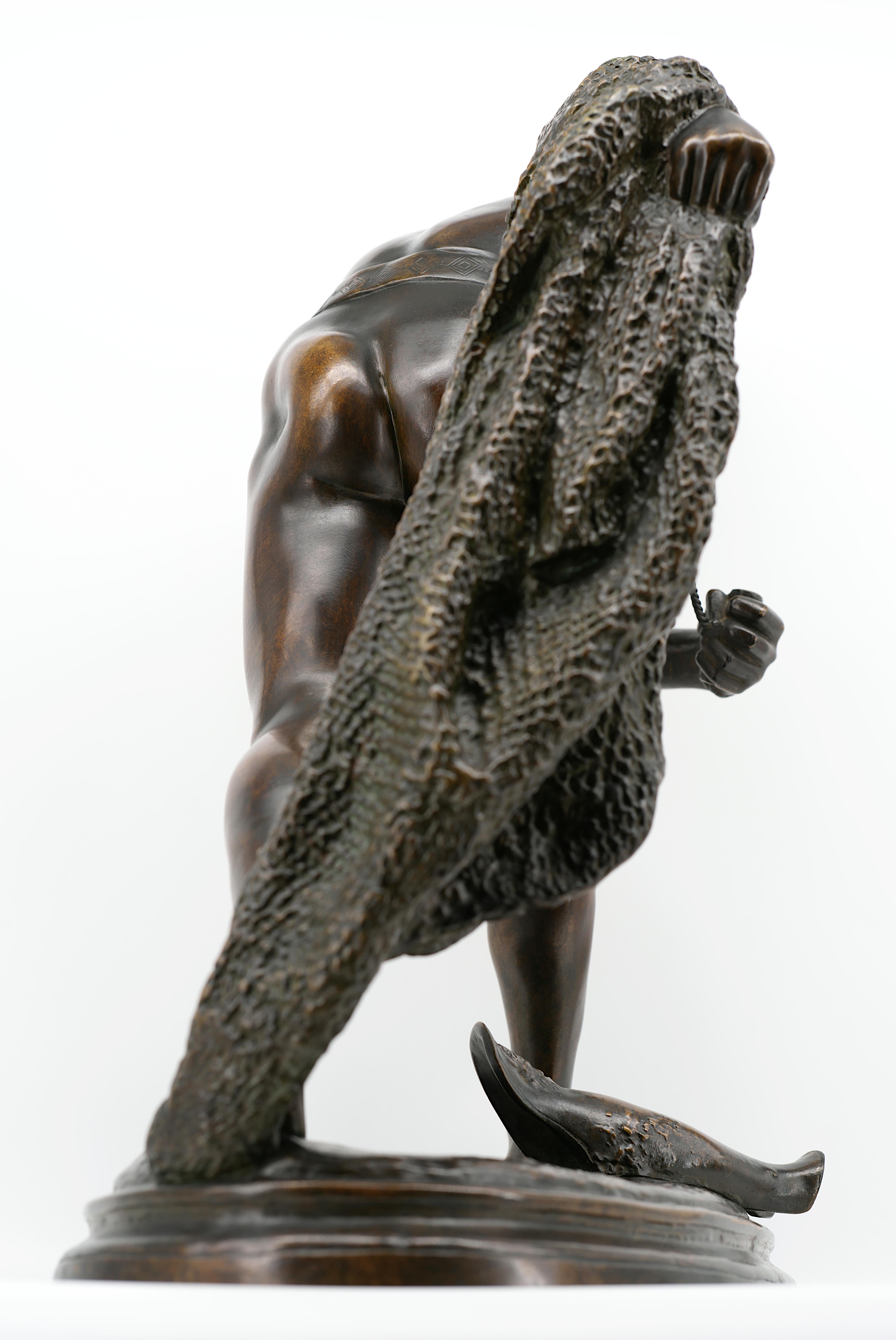 Edme Anthony NOEL Scultura in bronzo Art Deco francese, 1875 in vendita 12