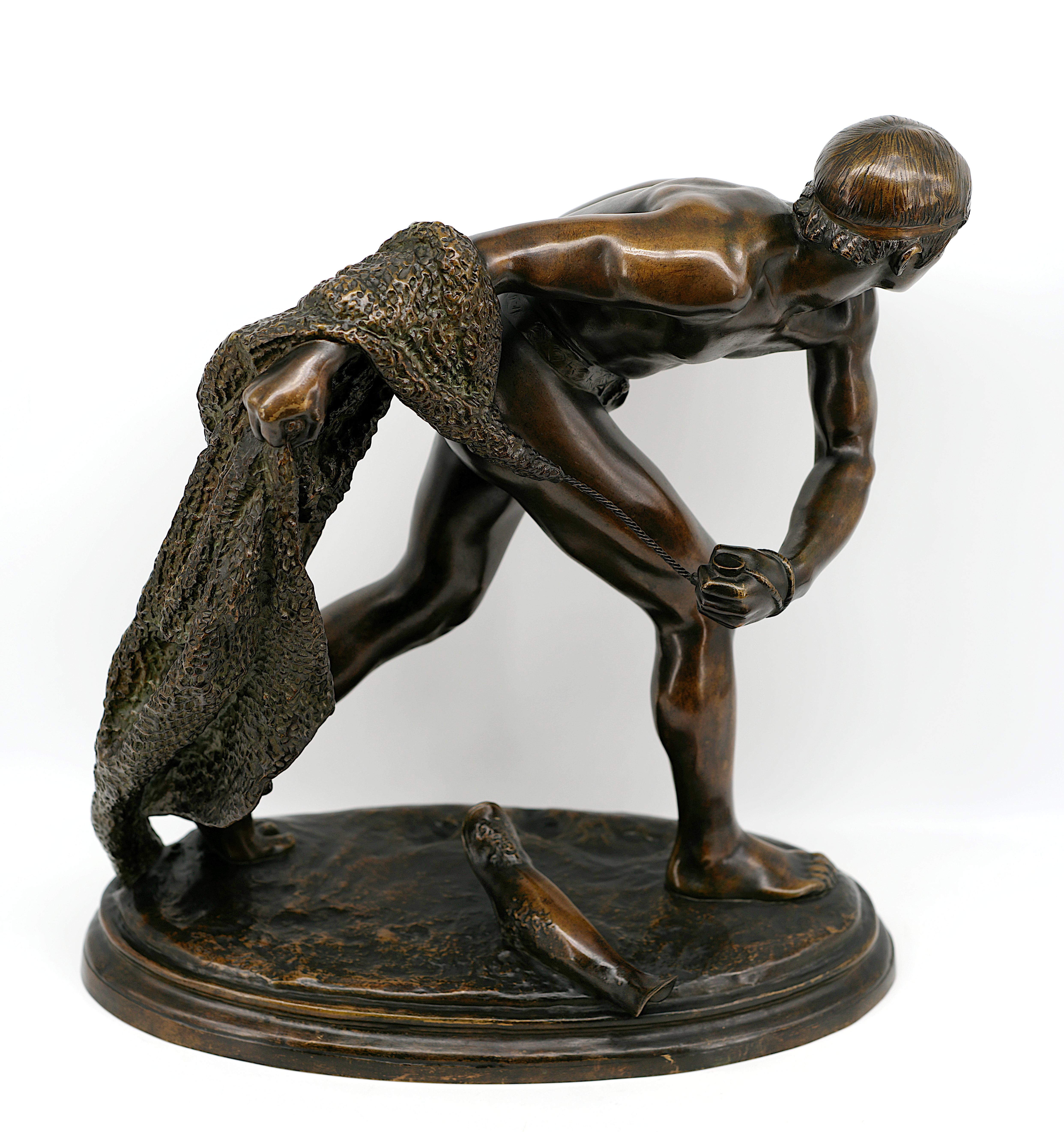 Francese Edme Anthony NOEL Scultura in bronzo Art Deco francese, 1875 in vendita