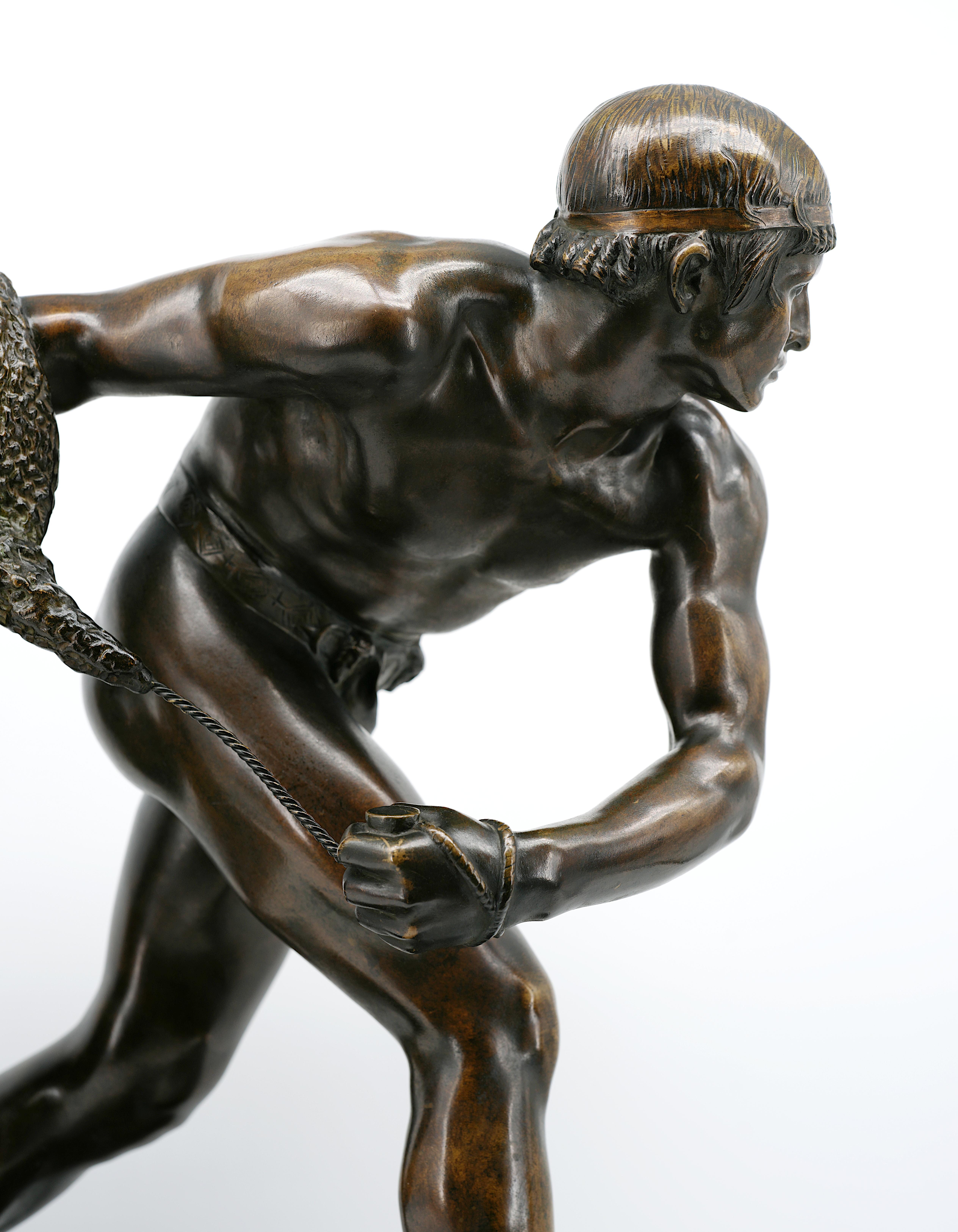 Edme Anthony NOEL Scultura in bronzo Art Deco francese, 1875 In condizioni buone in vendita a Saint-Amans-des-Cots, FR