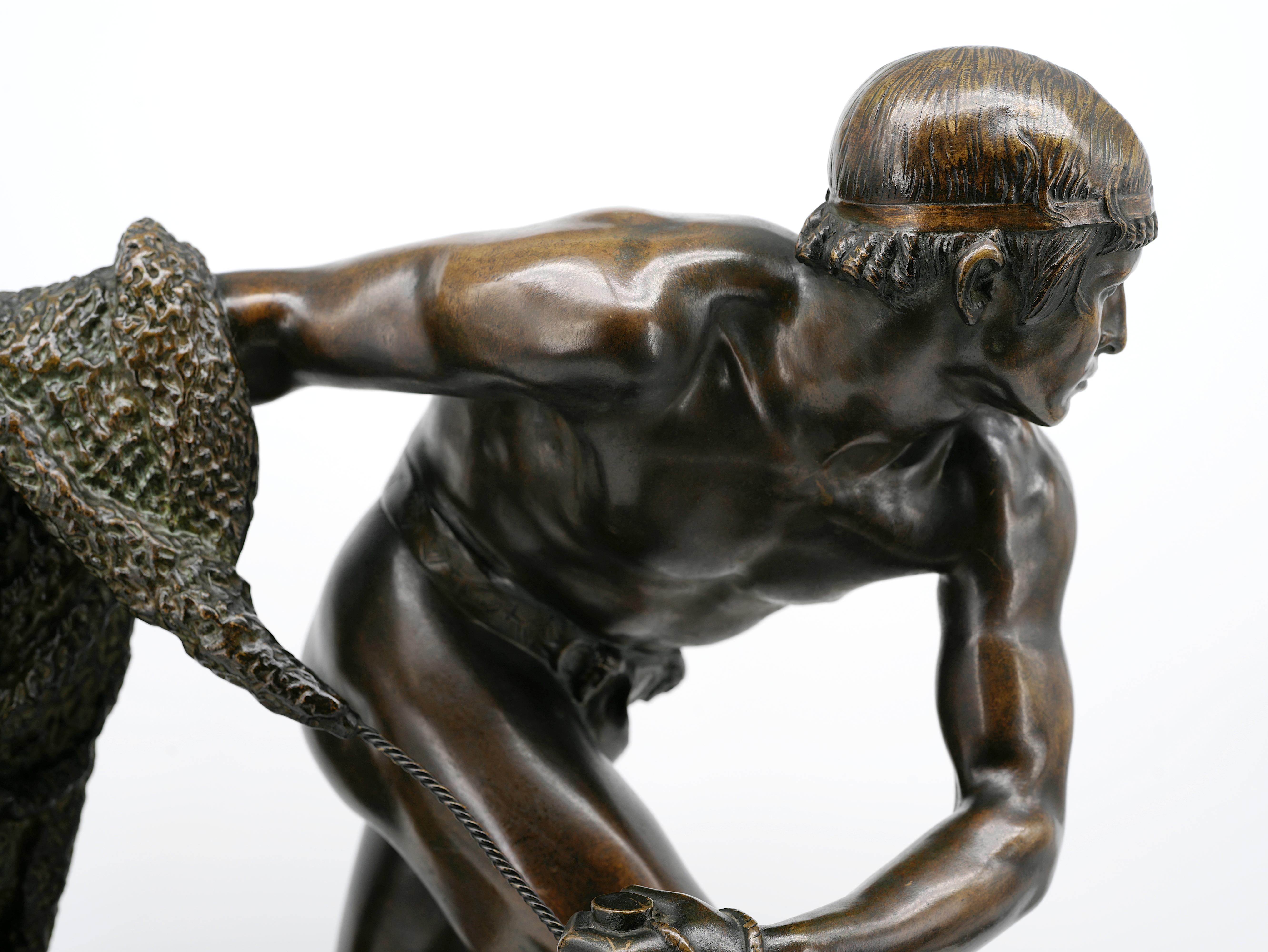 XIX secolo Edme Anthony NOEL Scultura in bronzo Art Deco francese, 1875 in vendita