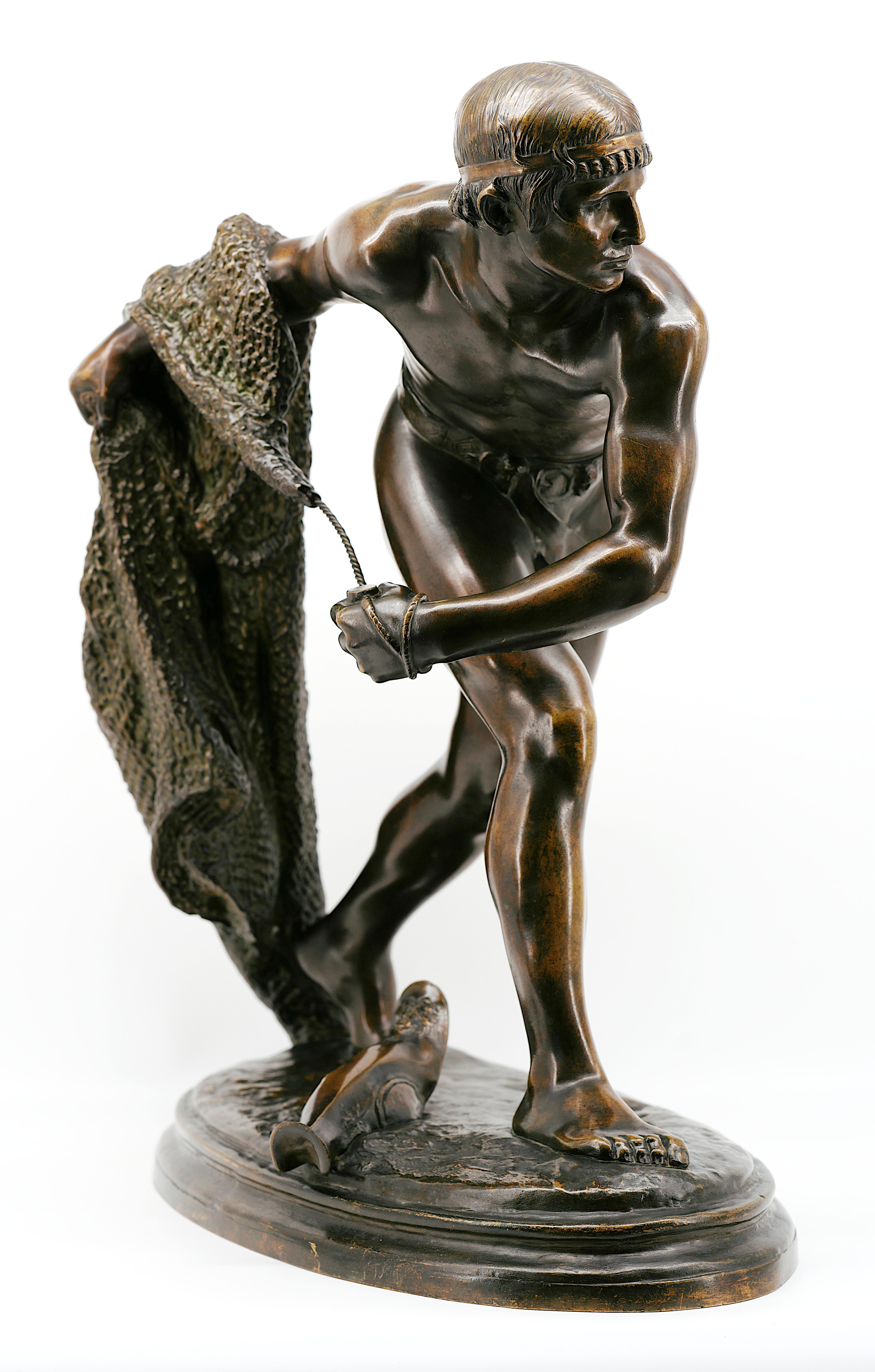 Bronzo Edme Anthony NOEL Scultura in bronzo Art Deco francese, 1875 in vendita
