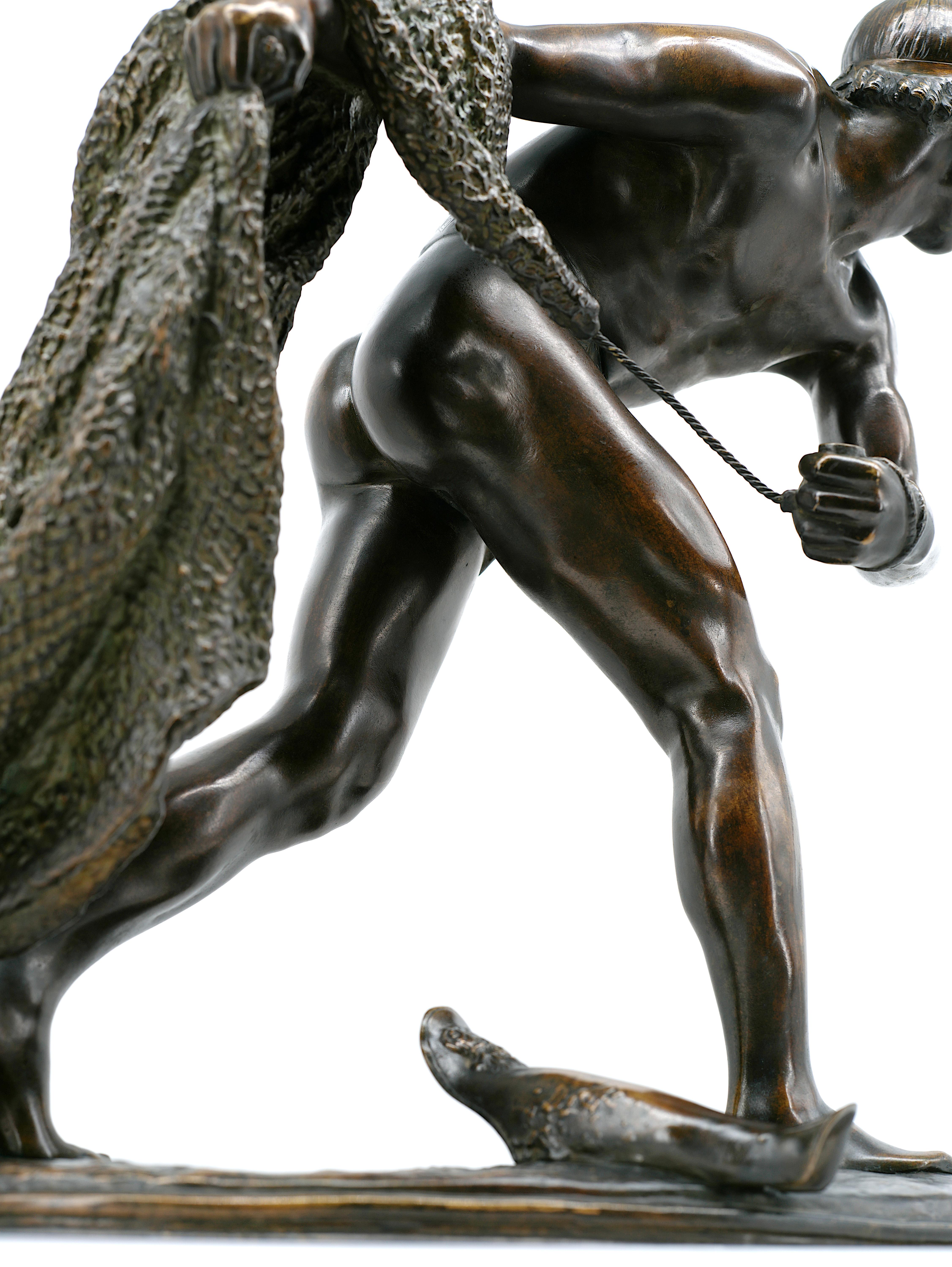 Edme Anthony NOEL Scultura in bronzo Art Deco francese, 1875 in vendita 2