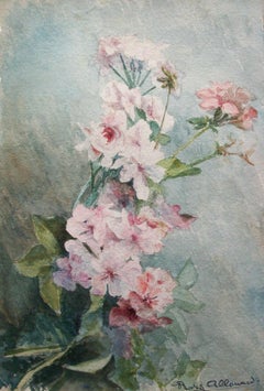 Edmond Allouard, 'Still Life of Flowers', Signed, Framed, Early 20th C