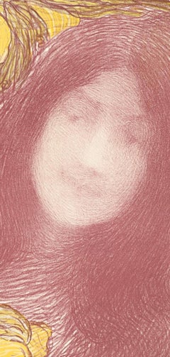 Aman Jean, Sous les Fleurs (Lugt 2790), L'Estampe Moderne (after)