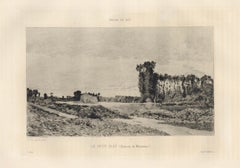 Original-Radierung „Le Petit Flot – Environs de Montereau“