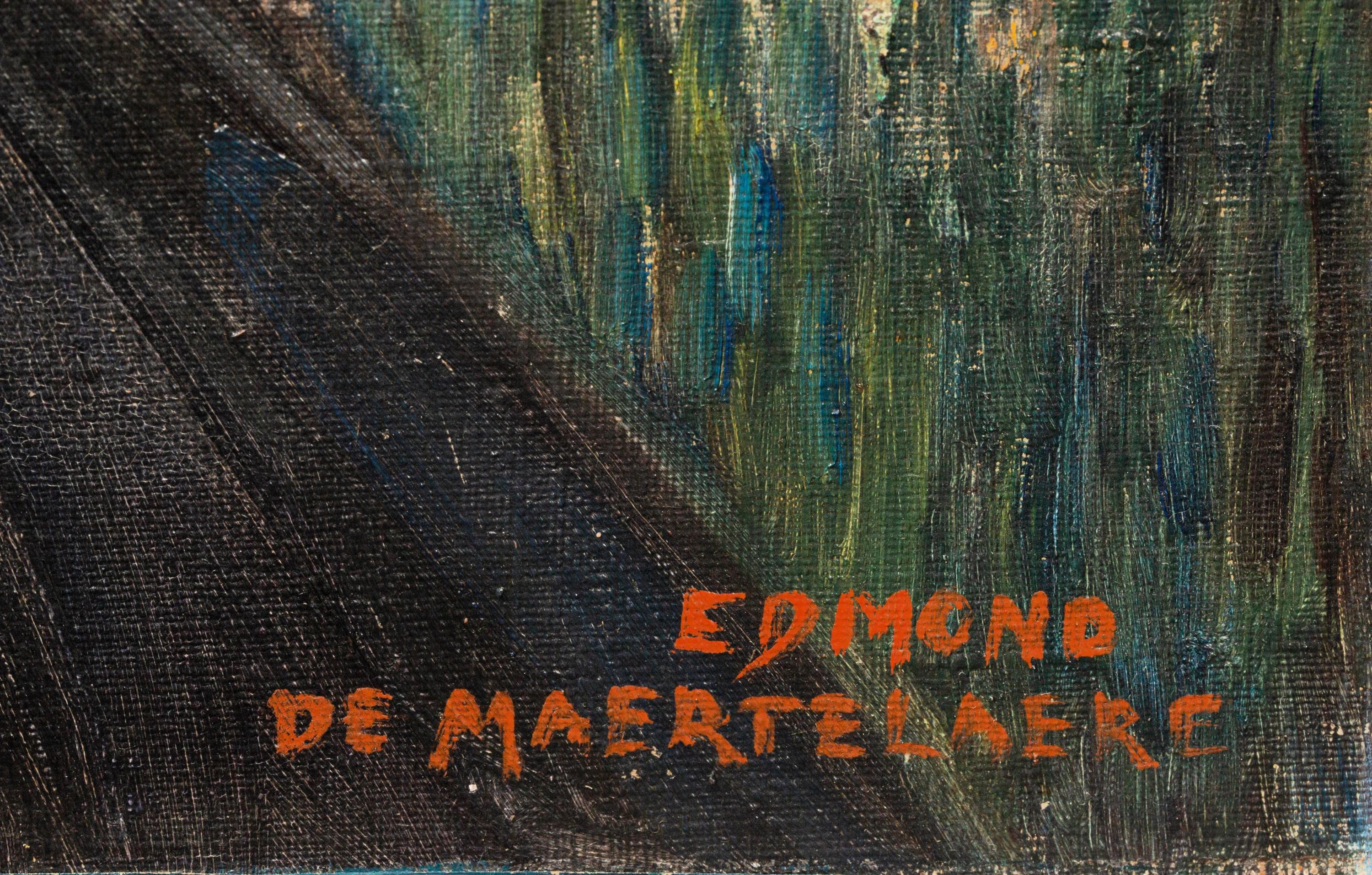Edmond De Maertelaere (1876 - 1938) Alte Frau, Pont Aven im Angebot 5