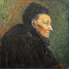 Edmond De Maertelaere (1876 - 1938) Alte Frau, Pont Aven