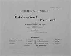 Cabaret des Arts -Etching by Edmond Gros - 1902