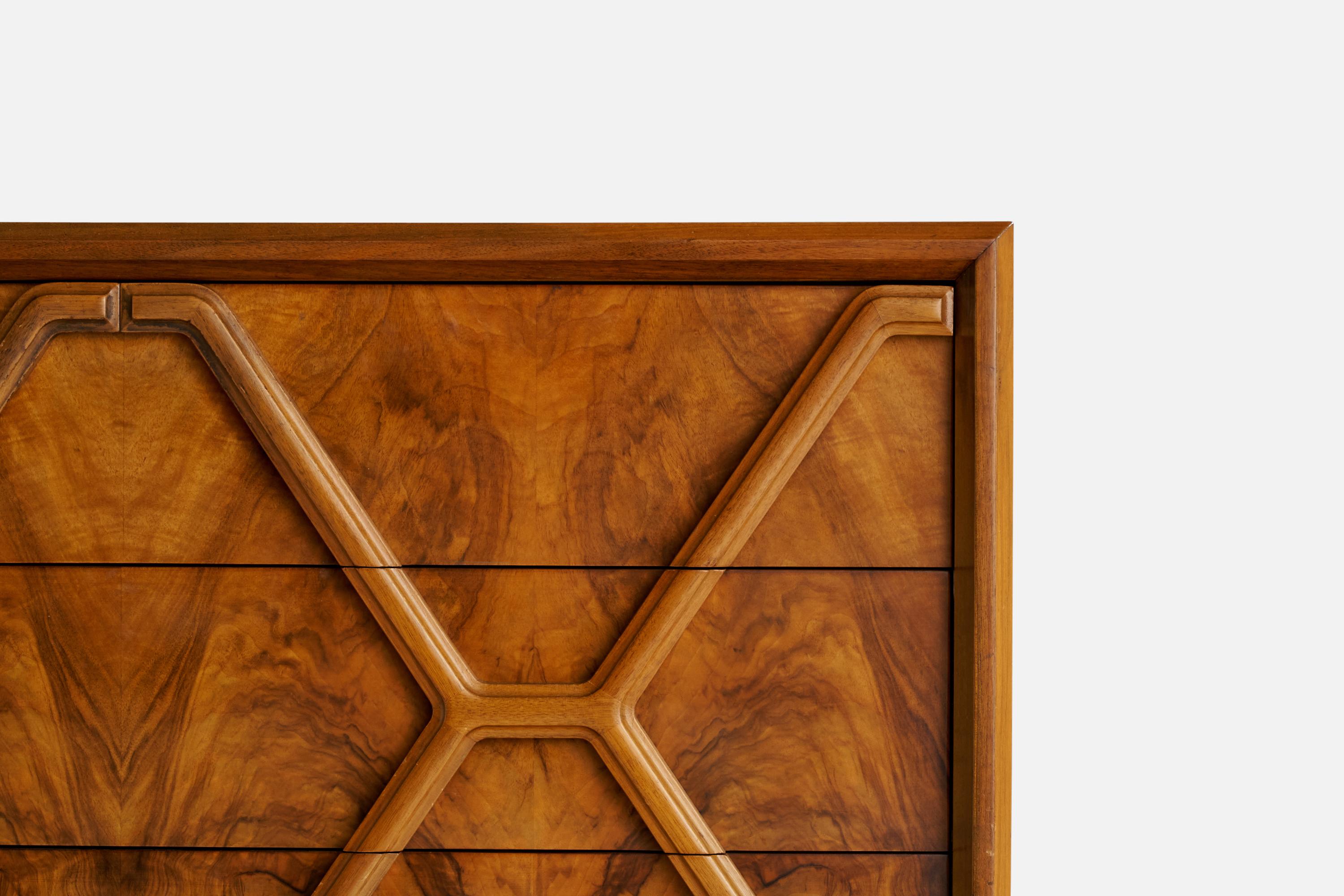 Swedish Edmond J. Spence, Chest of Drawers, Rosewood, Sweden, 1950s For Sale