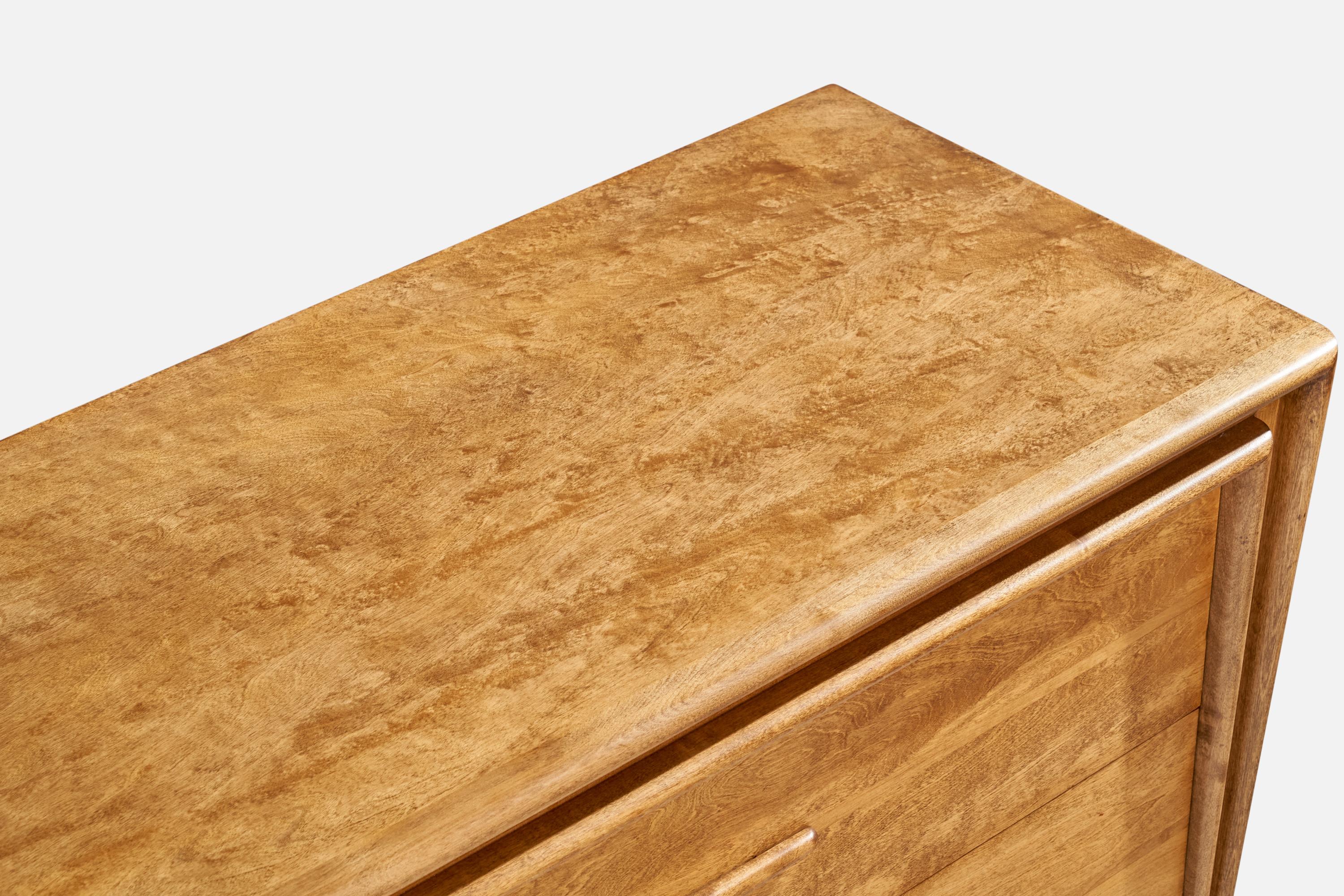 Edmond J. Spence, Dresser, Birch, Sweden, 1950s For Sale 2