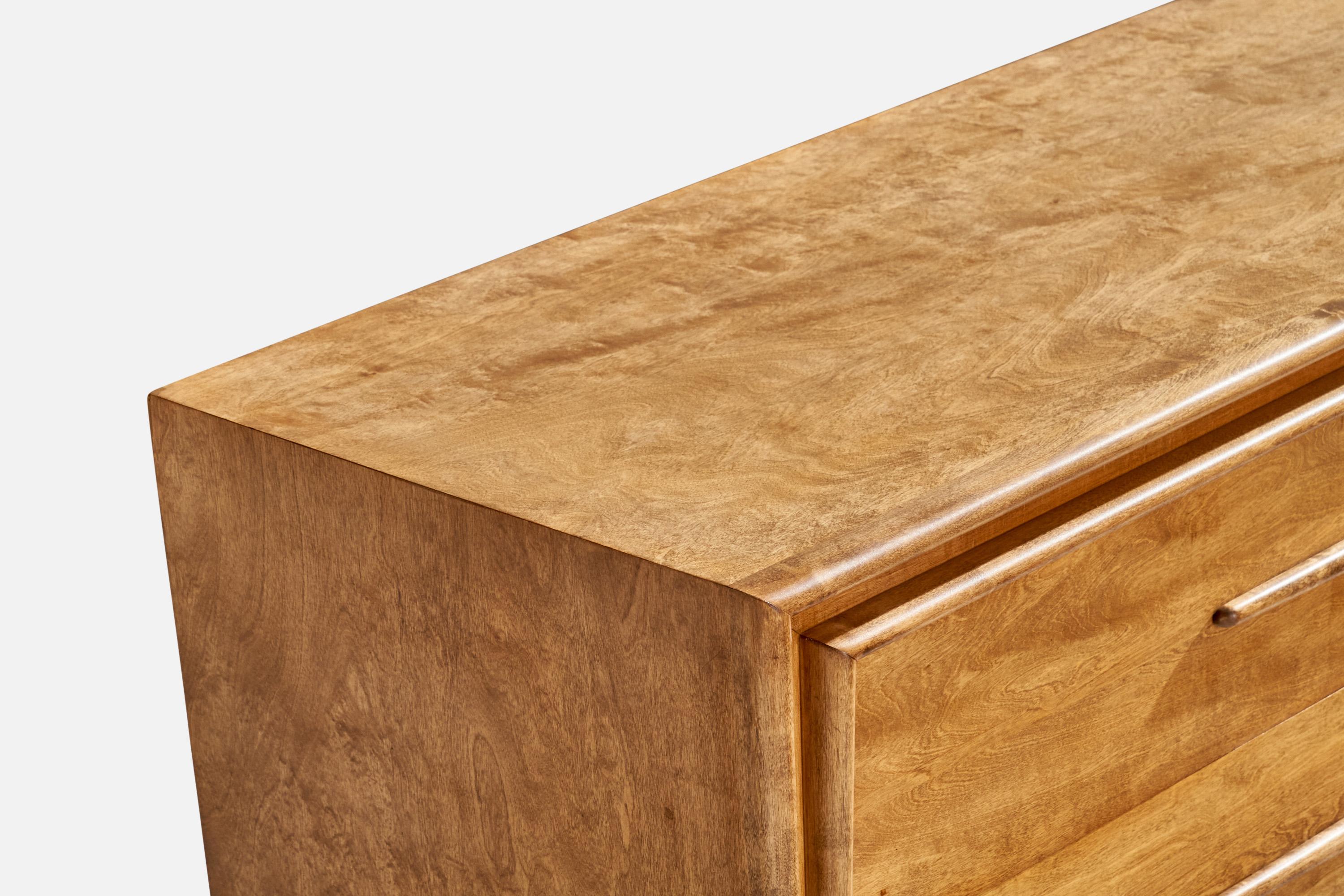 Edmond J. Spence, Dresser, Birch, Sweden, 1950s For Sale 3