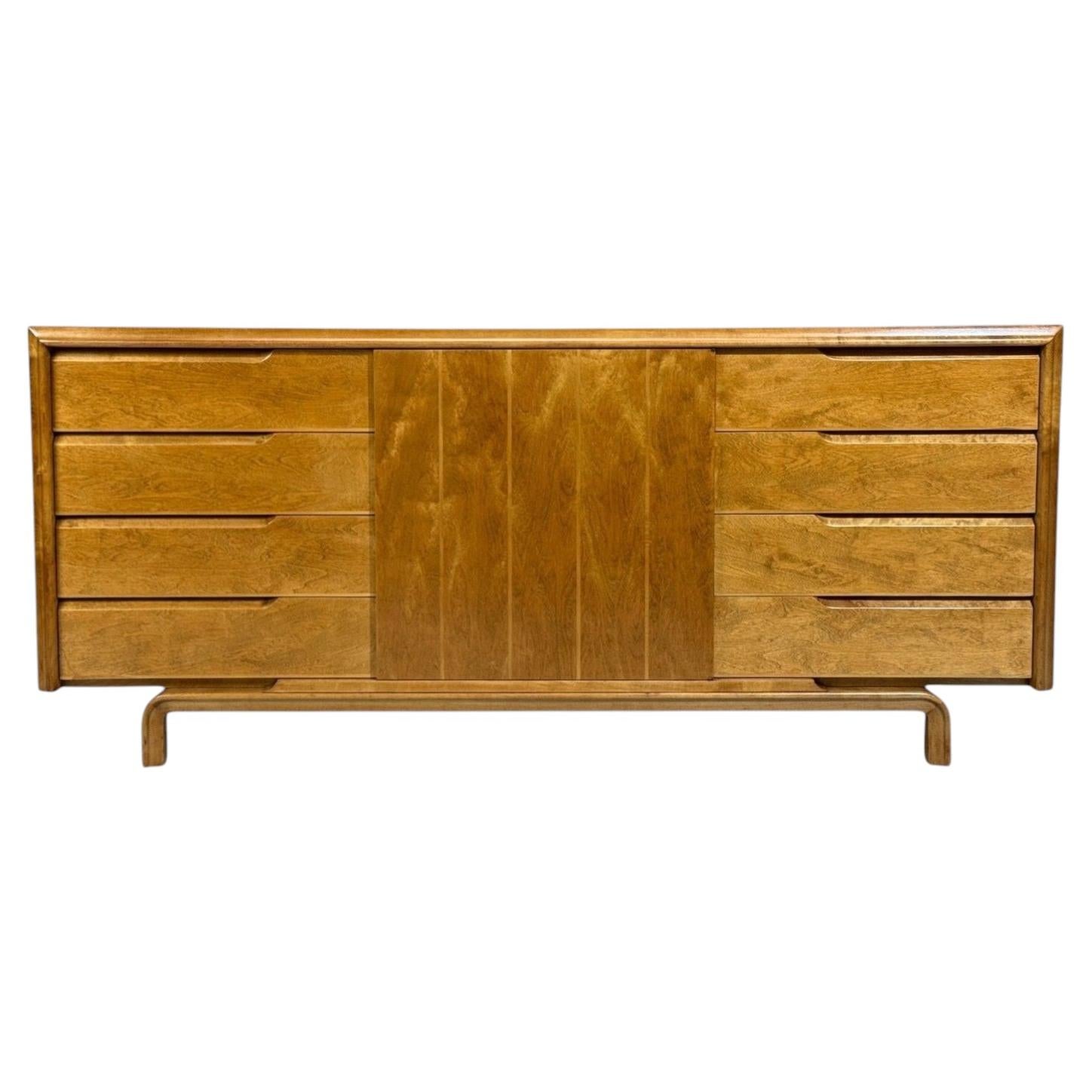 Edmond J. Spence, Comò, Acero sbavato, legno di bengala, Svezia, anni '60