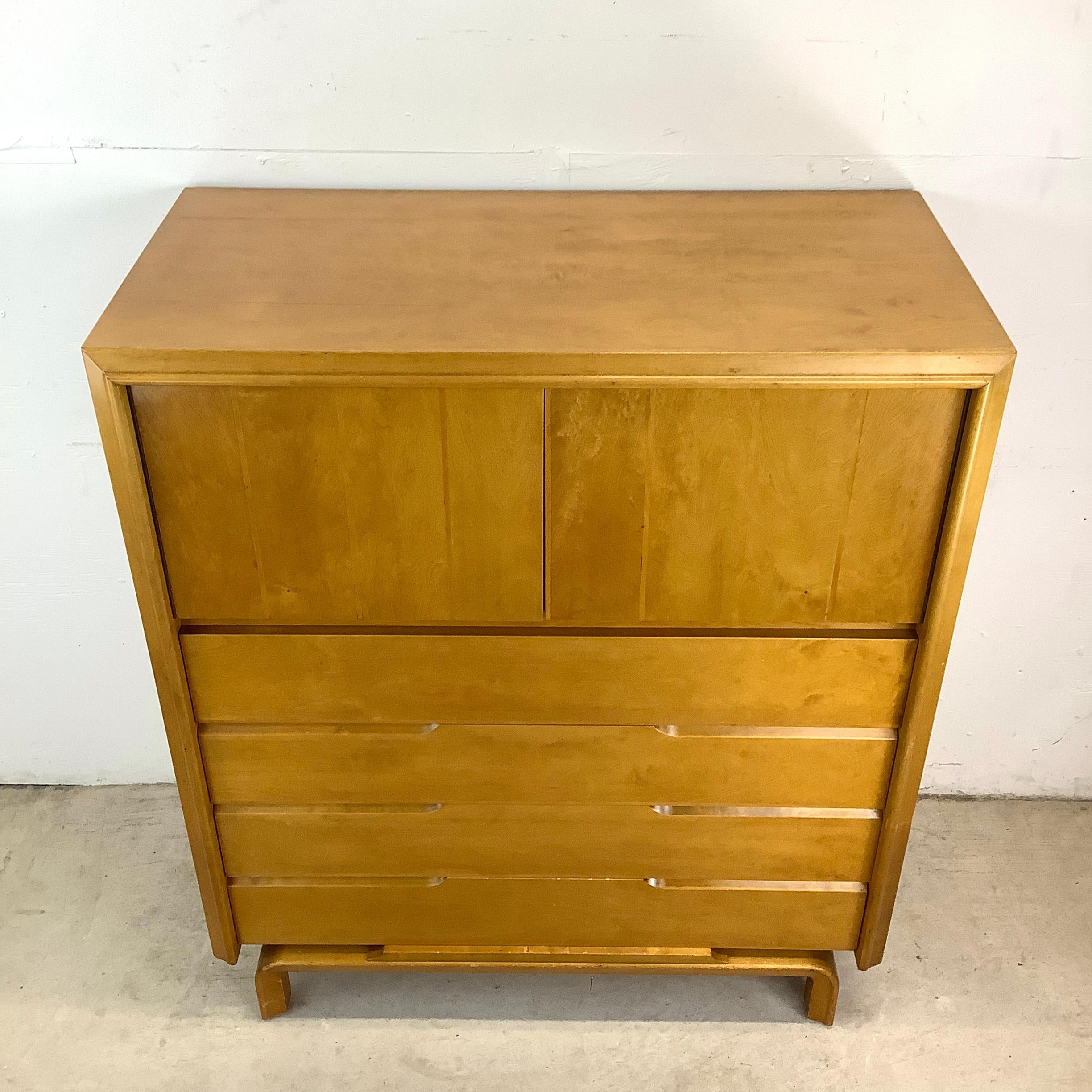 Swedish Edmond J. Spence Highboy Dresser For Sale