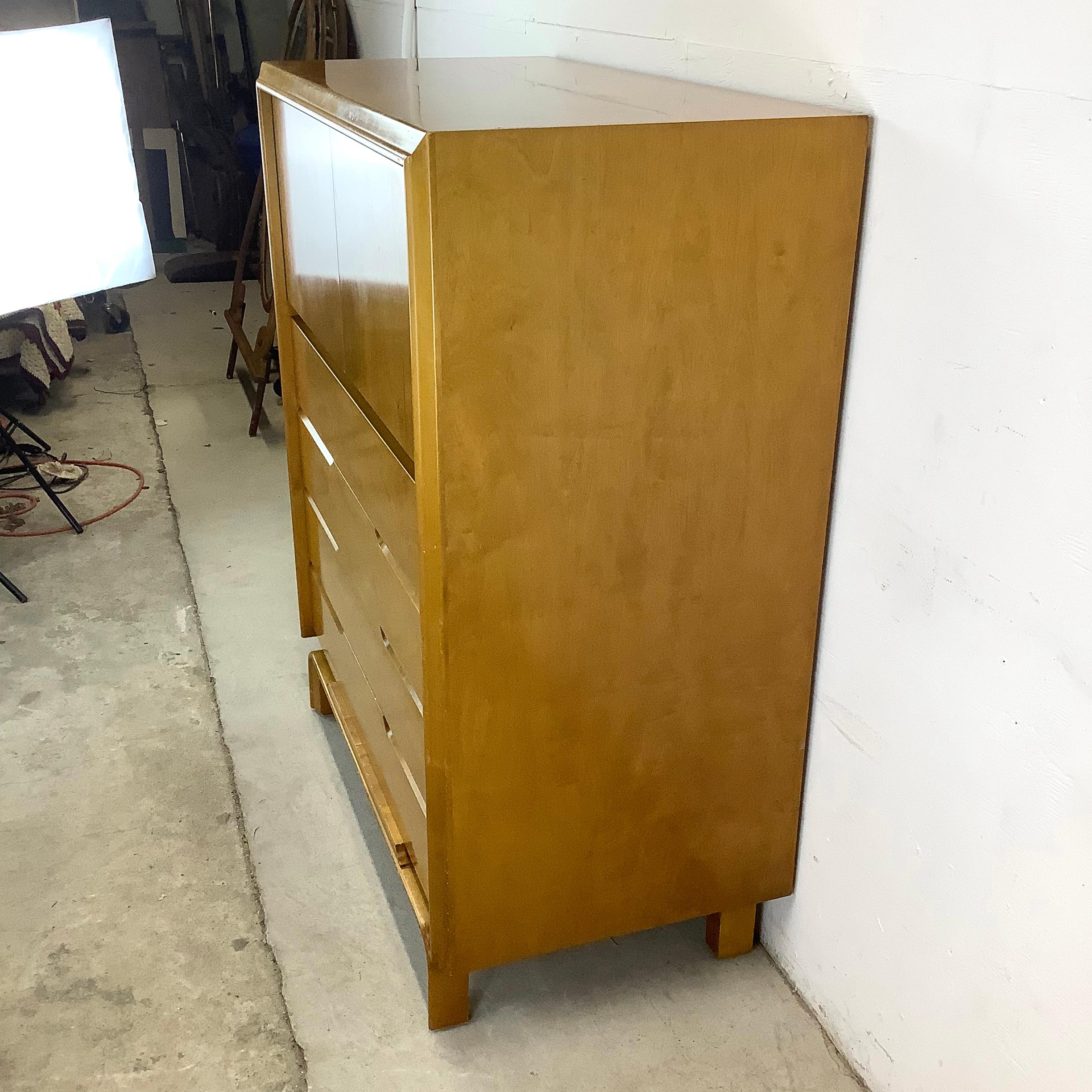 Veneer Edmond J. Spence Highboy Dresser For Sale