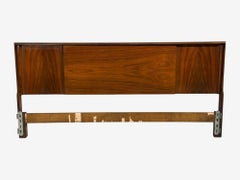Edmond J. Spence, King Size Headboard, Walnut, Sweden, 1950s