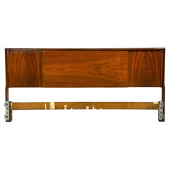 Edmond J. Spence, King Size Headboard, Walnut, Sweden, 1950s