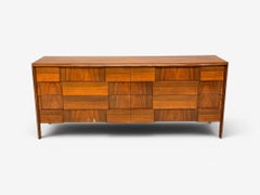 Edmond J. Spence, Sculptural Dresser, Walnut, Sweden, 1950s