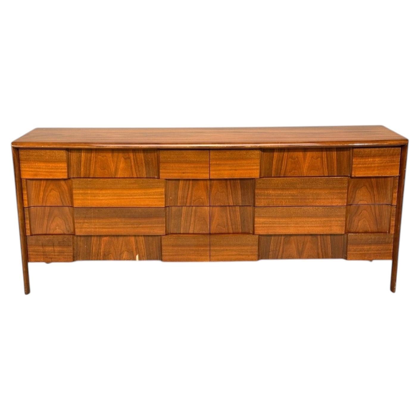 Edmond J. Spence, Sculptural Dresser, Walnut, Sweden, 1950s