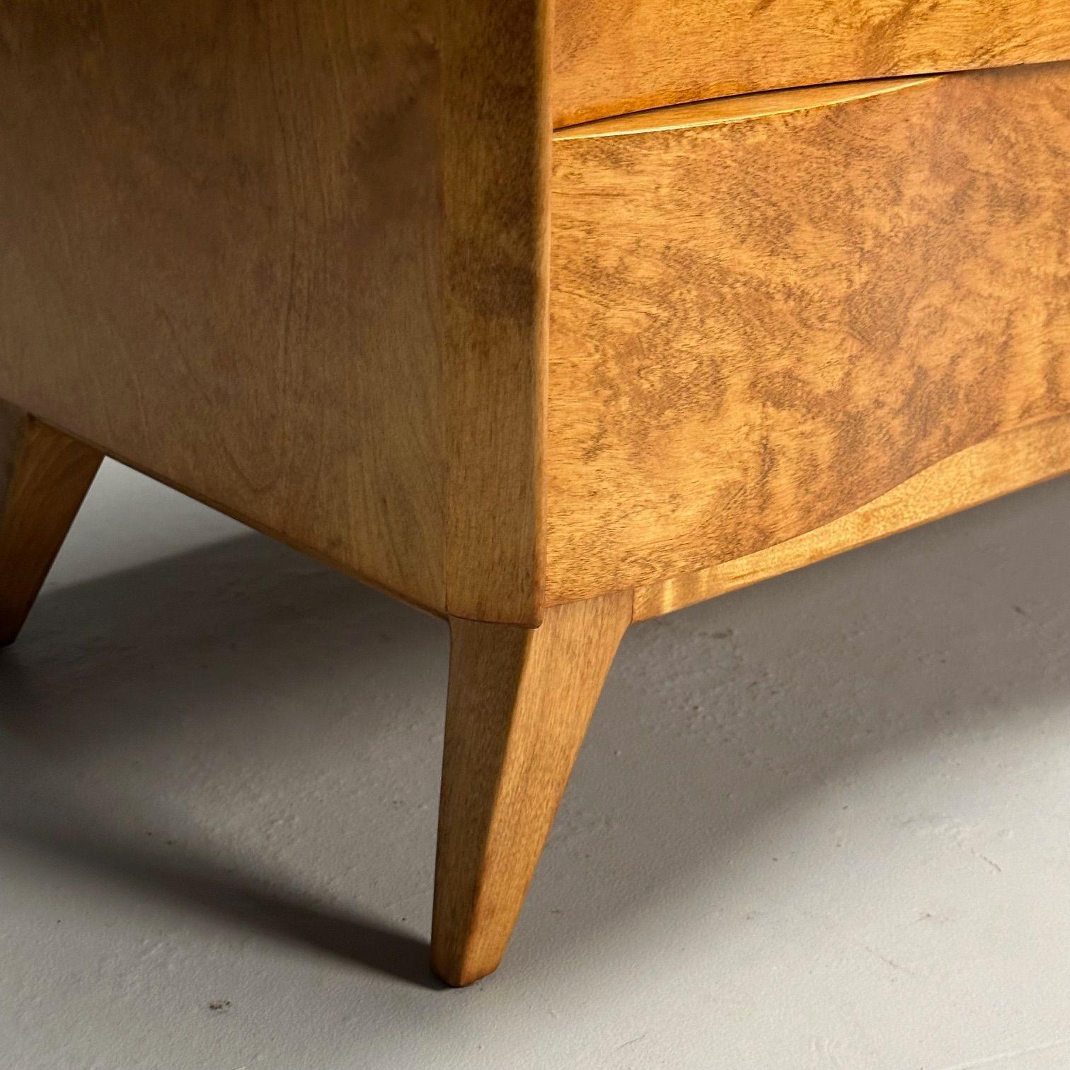 Edmond J Spence, Swedish Mid-Century Modern, Wave Dresser, Maple, 1950s 5