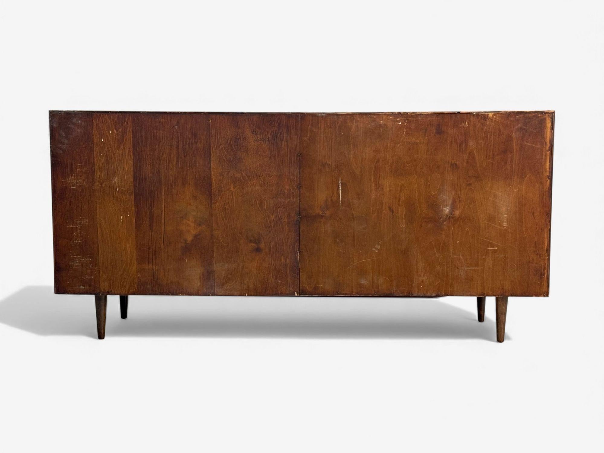 Edmond J Spence, Swedish Modern, Maple, Rare Wave Dresser, 1950s en vente 5