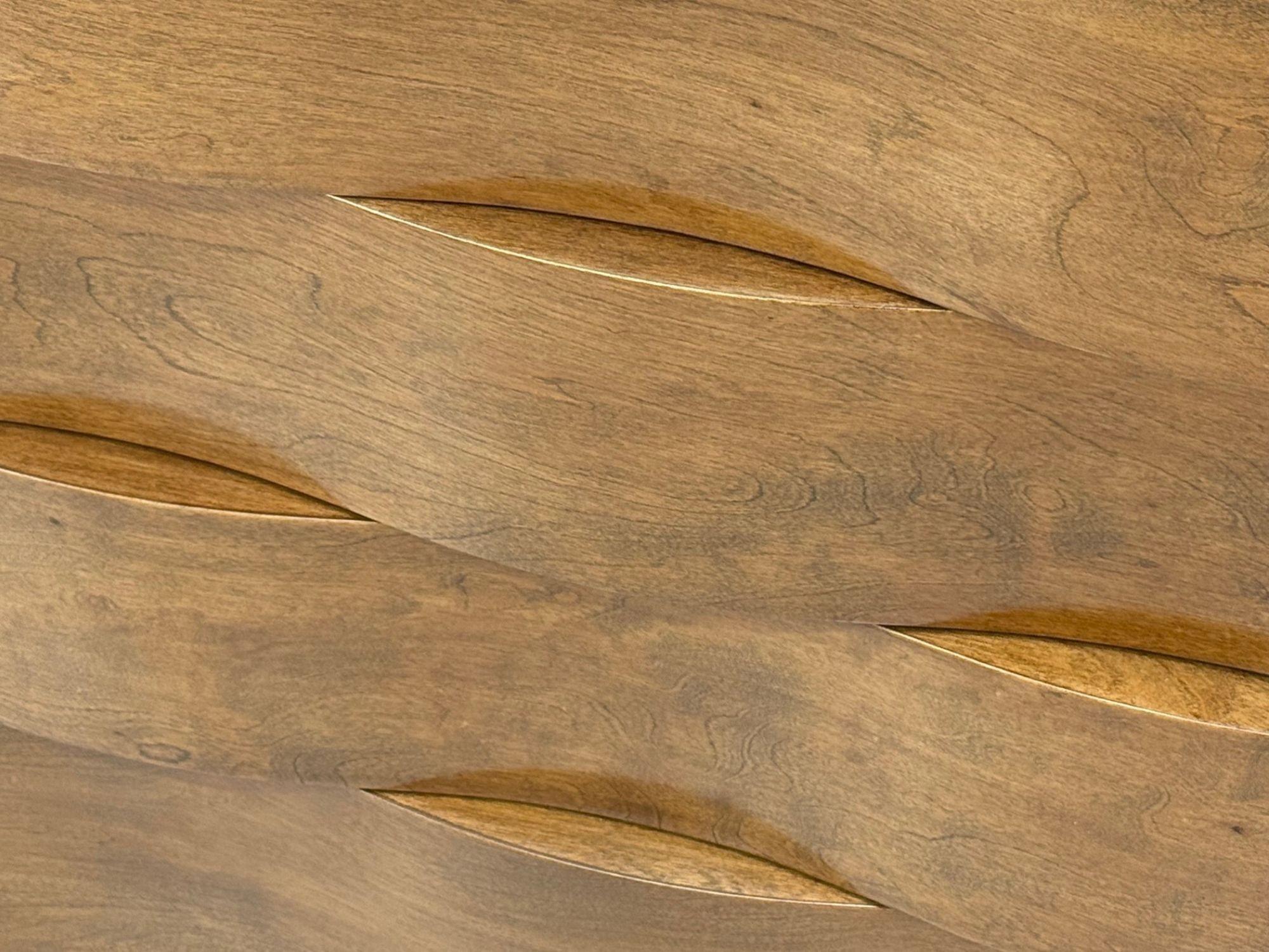 Edmond J Spence, Swedish Modern, Maple, Rare Wave Dresser, 1950s en vente 1