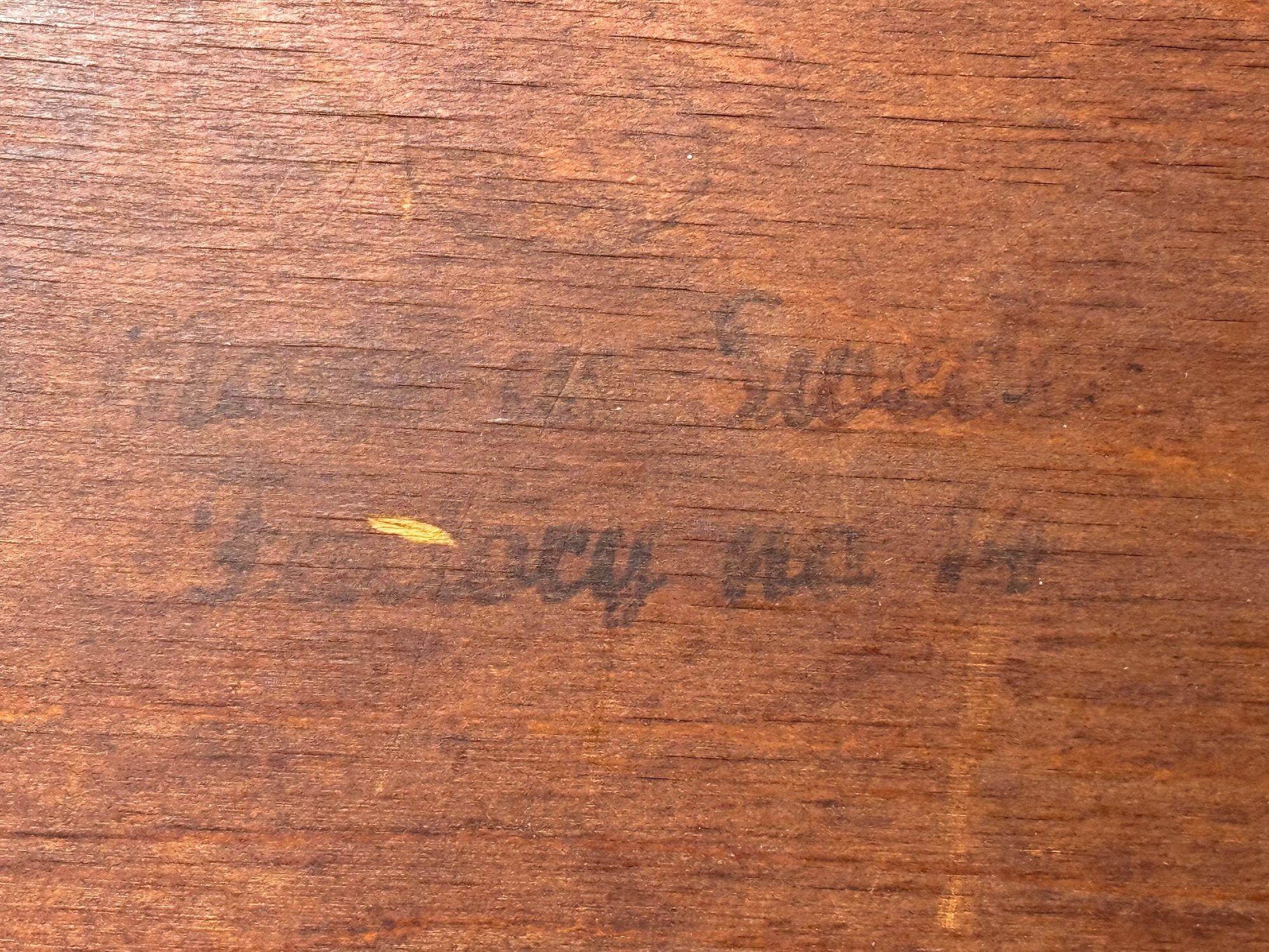 Edmond J Spence, Swedish Modern, Maple, Rare Wave Nightstands, 1950s en venta 9